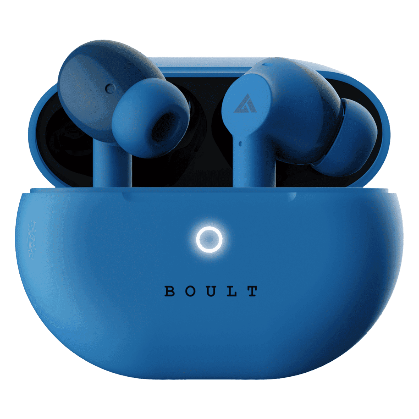 BOULT AUDIO Airbass W40 TWS Earbuds with Environmental Noise Cancellation (IPX5 Water Resistant, Fast Charging, Denim Blue)