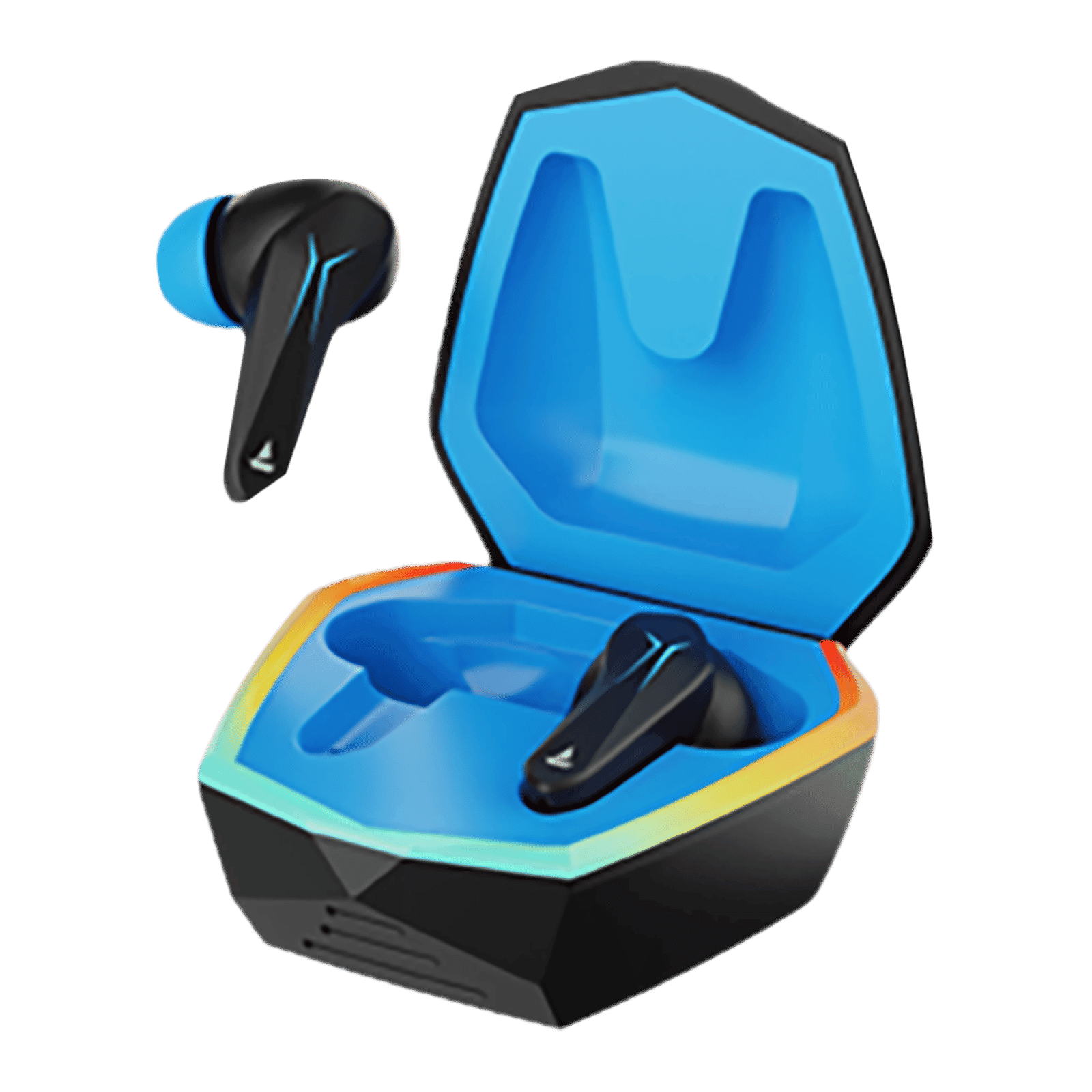 boAt Immortal 128 TWS Earbuds with Environmental Noise Cancellation (IPX4 Water & Sweat Resistant, ASAP Charge, Black Sabre)