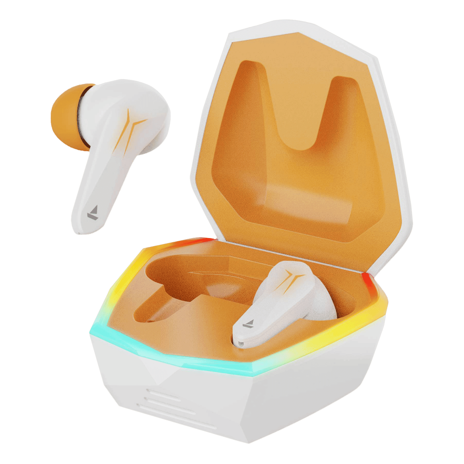 boAt Immortal 128 TWS Earbuds with Environmental Noise Cancellation (IPX4 Water & Sweat Resistant, ASAP Charge, White Sabre)