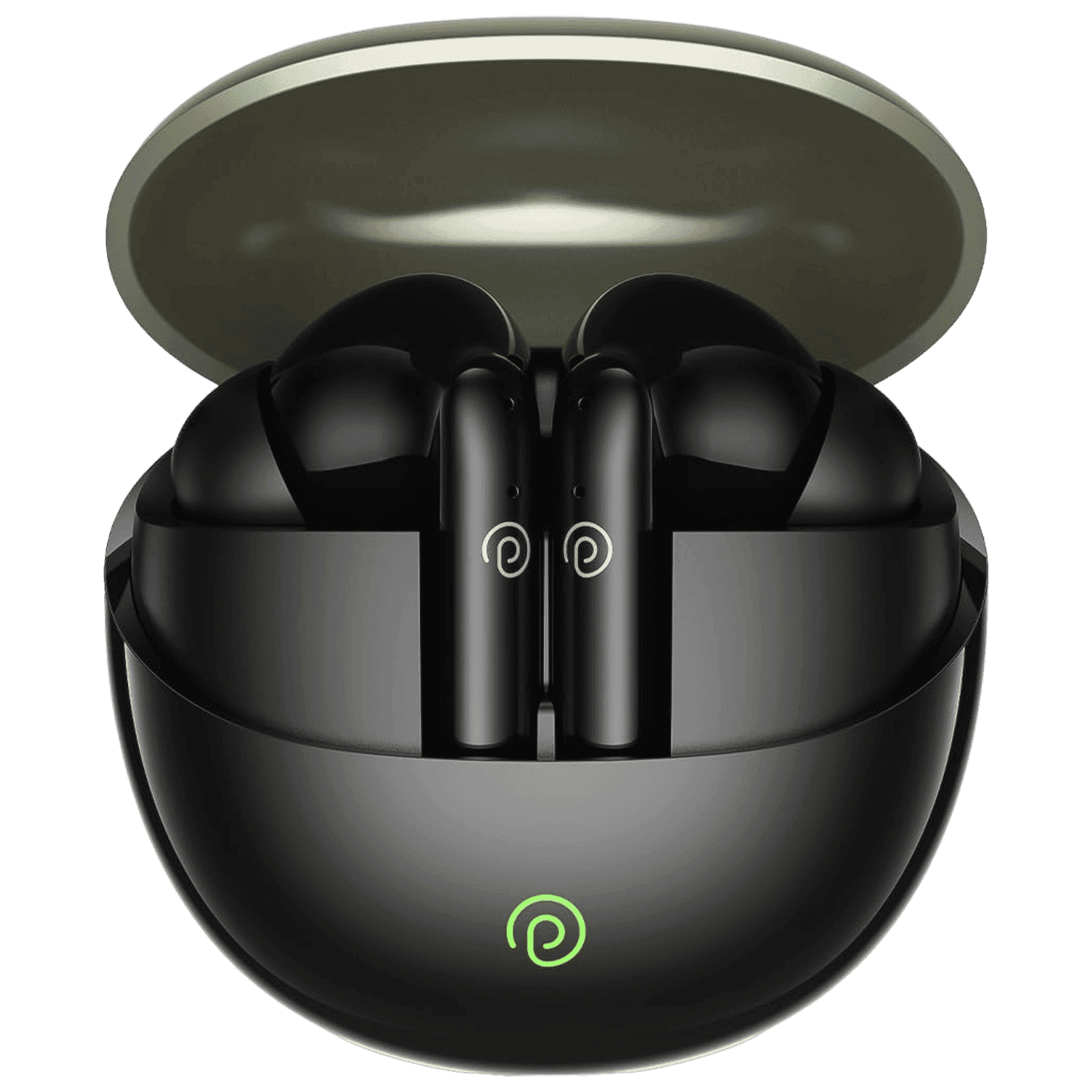 pTron Zenbuds Evo TWS Earbuds with Environmental Noise Cancellation (IPX5 Water Resistant, Immersive Stereo Sound, Black)