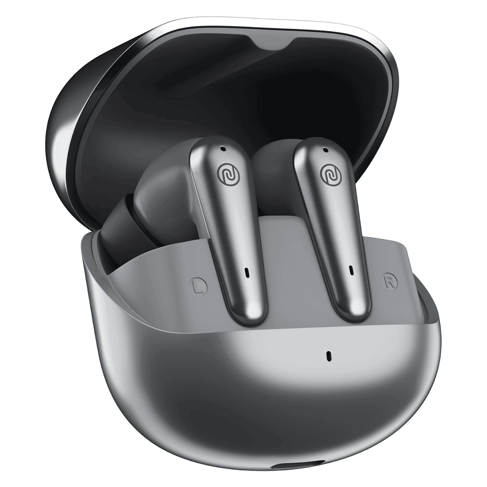 noise Buds X Prime TWS Earbuds with Environmental Noise Cancellation (IPX5 Water Resistant, Fast Charge, Silver Grey)