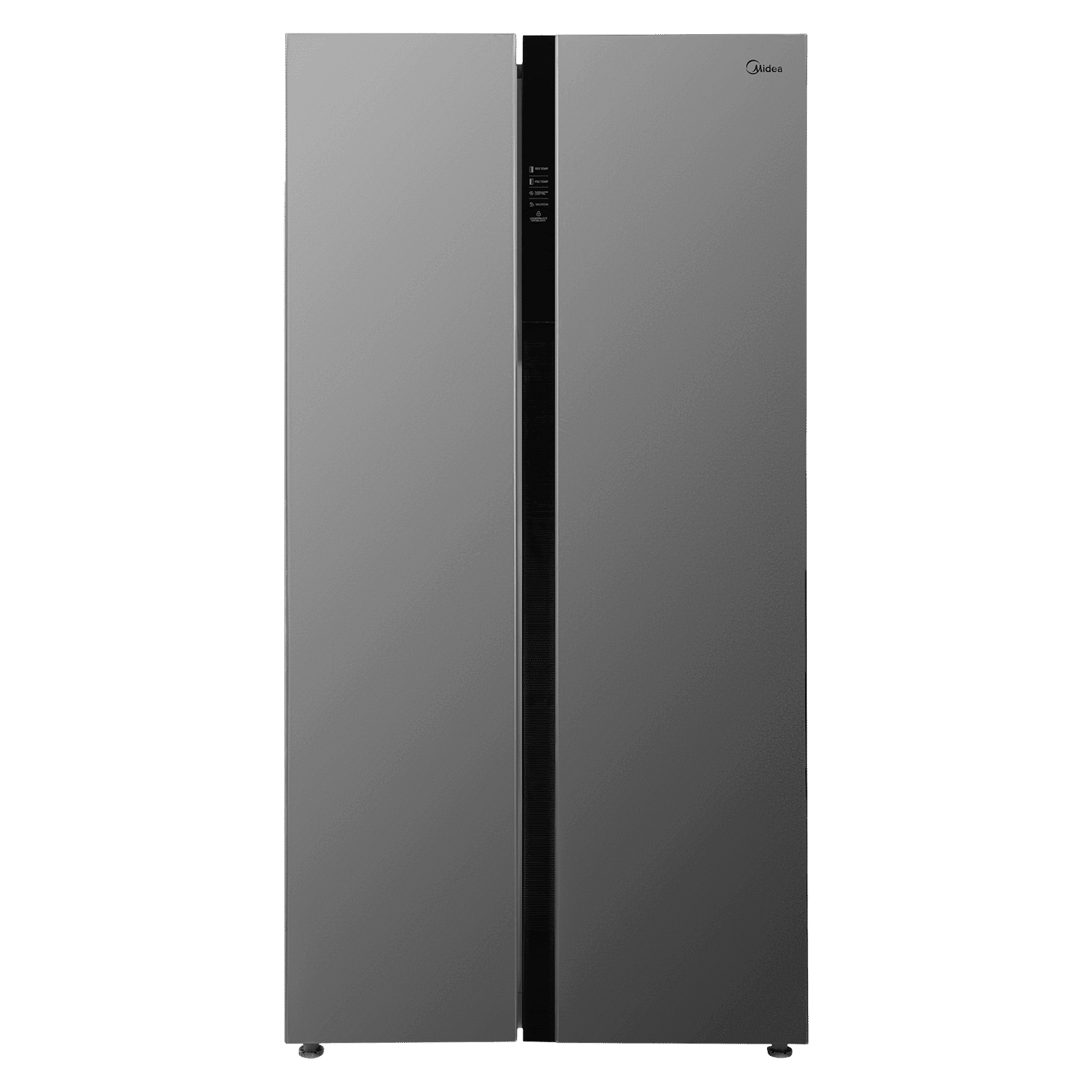 Midea 584 Litres Frost Free Side by Side Refrigerator with Anti-Bacterial Gasket (MRFS5920SSLF, Silver)