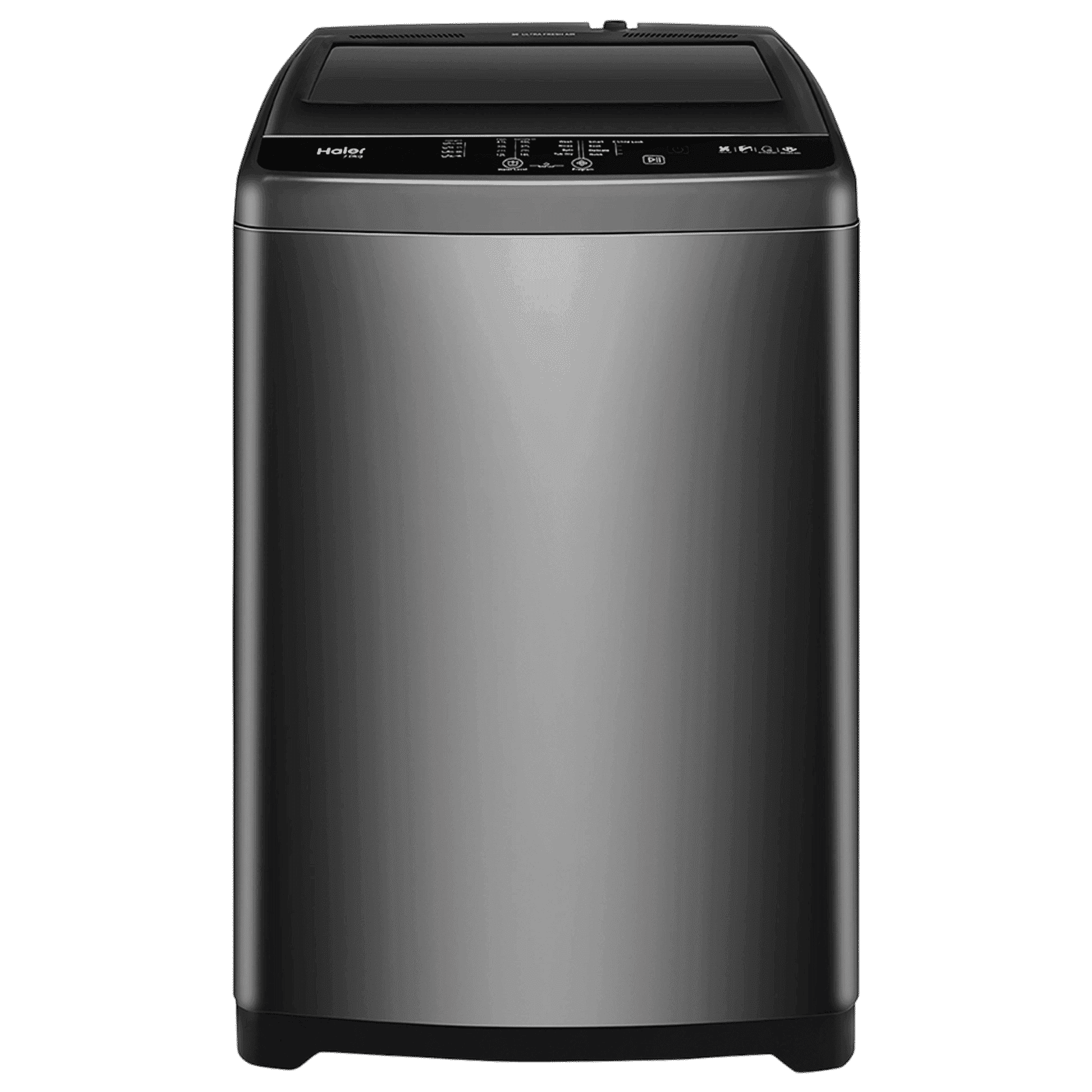 Haier 8 kg 5 Star Fully Automatic Top Load Washing Machine (HWM80-316BK, Oceanus Wave Drum, Dark Jade Silver)