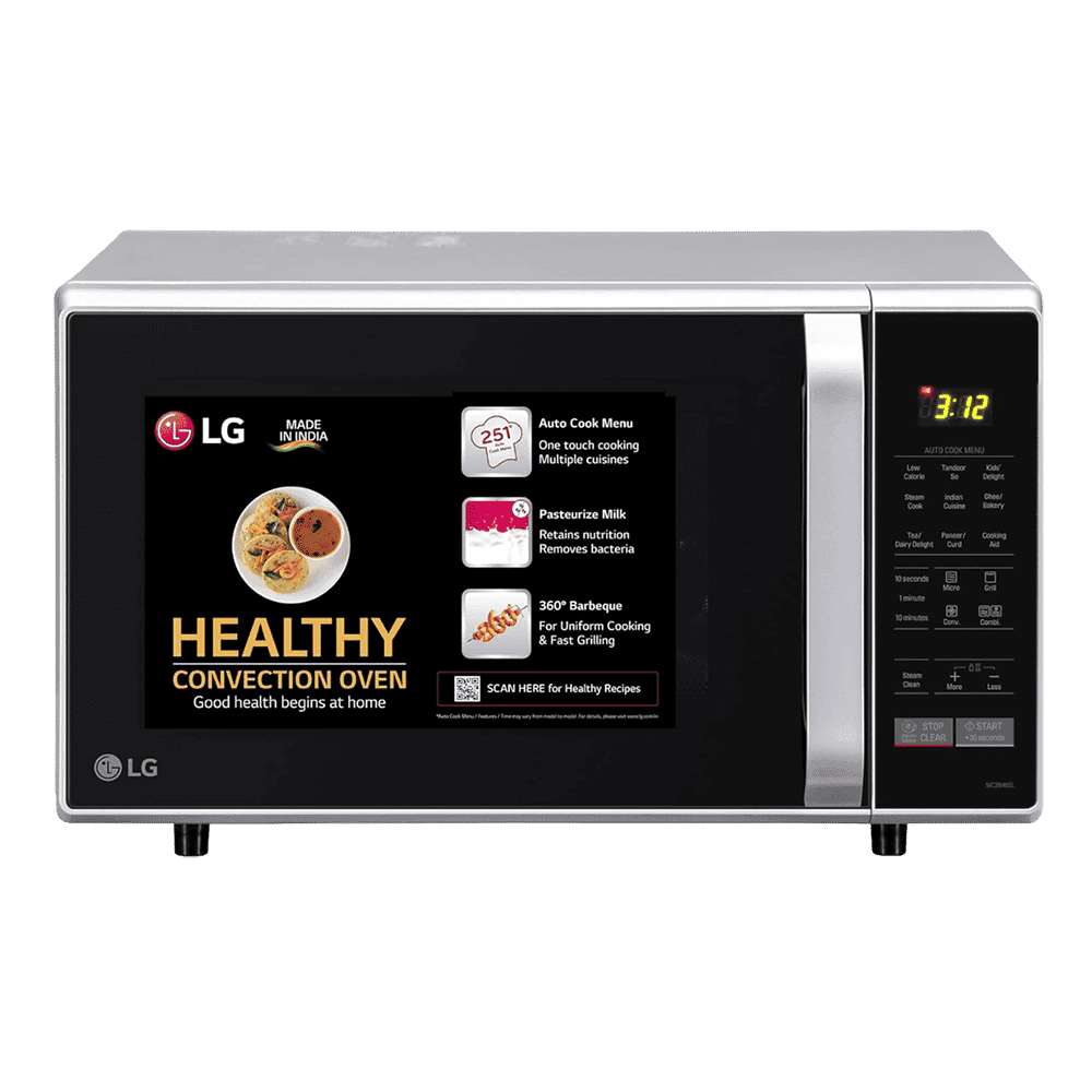 LG 28 Litres Convection Microwave Oven (MC2846SL, Silver)