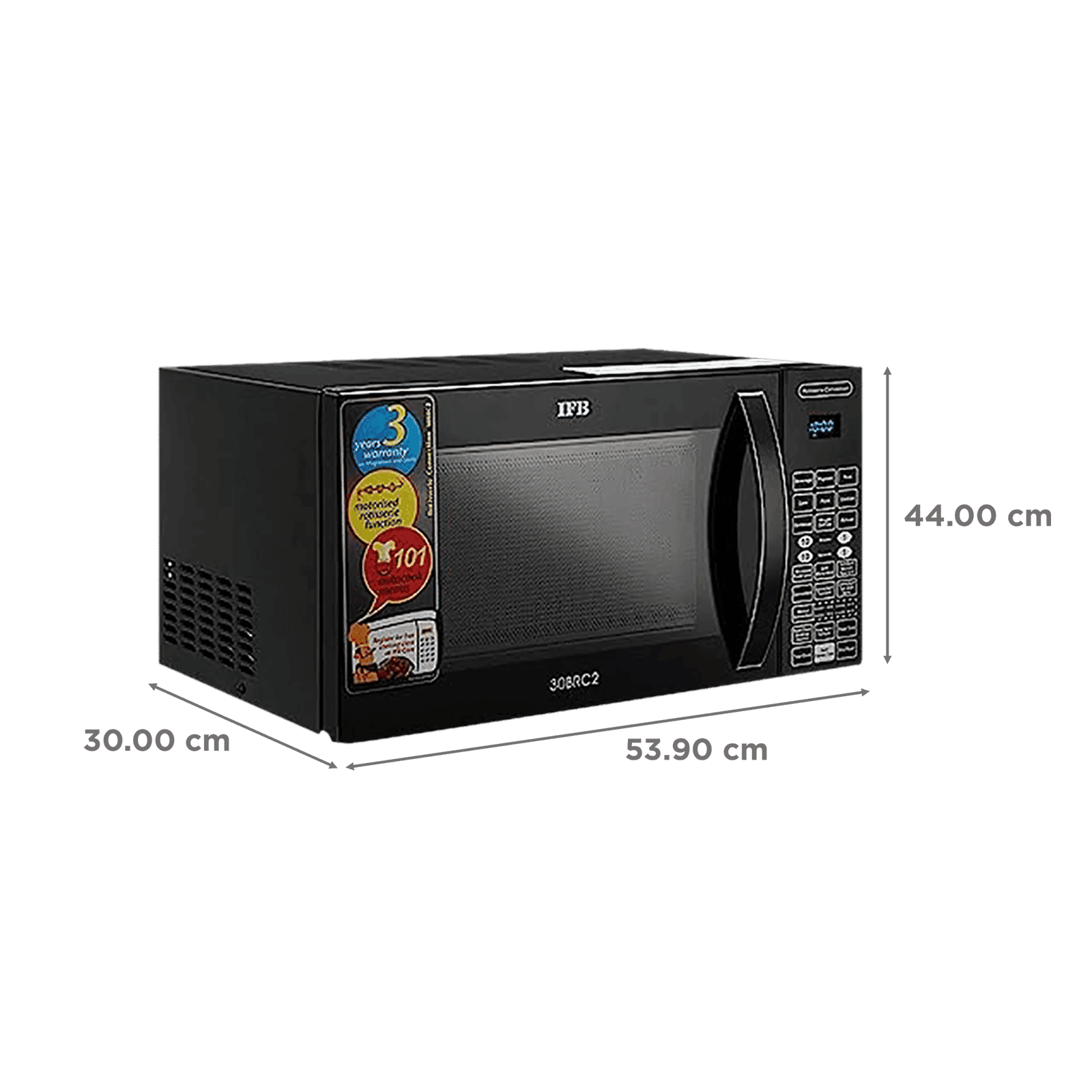 IFB 30 Litres Convection Microwave Oven (30BRC2, Black)
