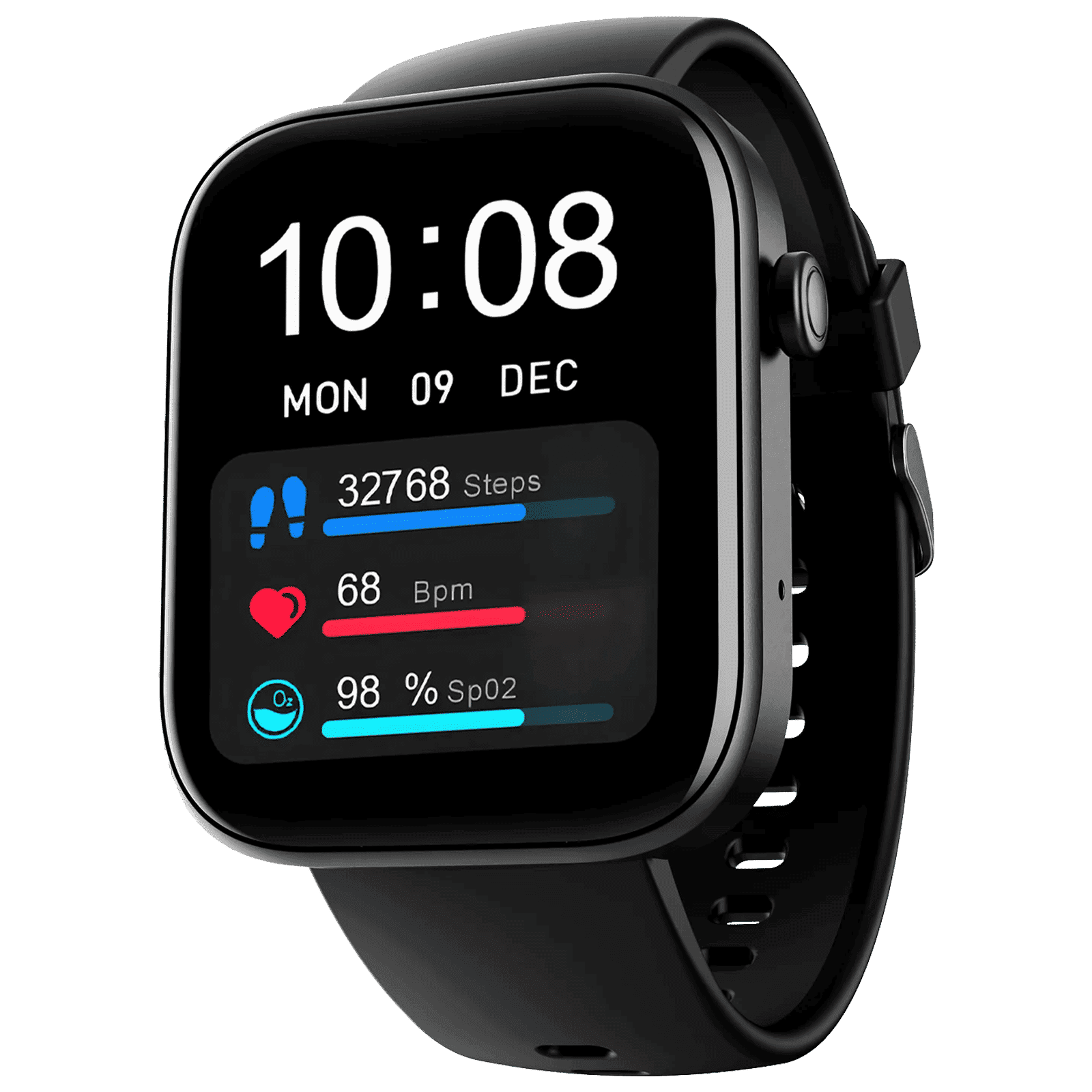 boAt Wave Astra 3 Smartwatch with Bluetooth Calling (46.4mm HD Display, IP67 Water Resistant, Active Black Strap)