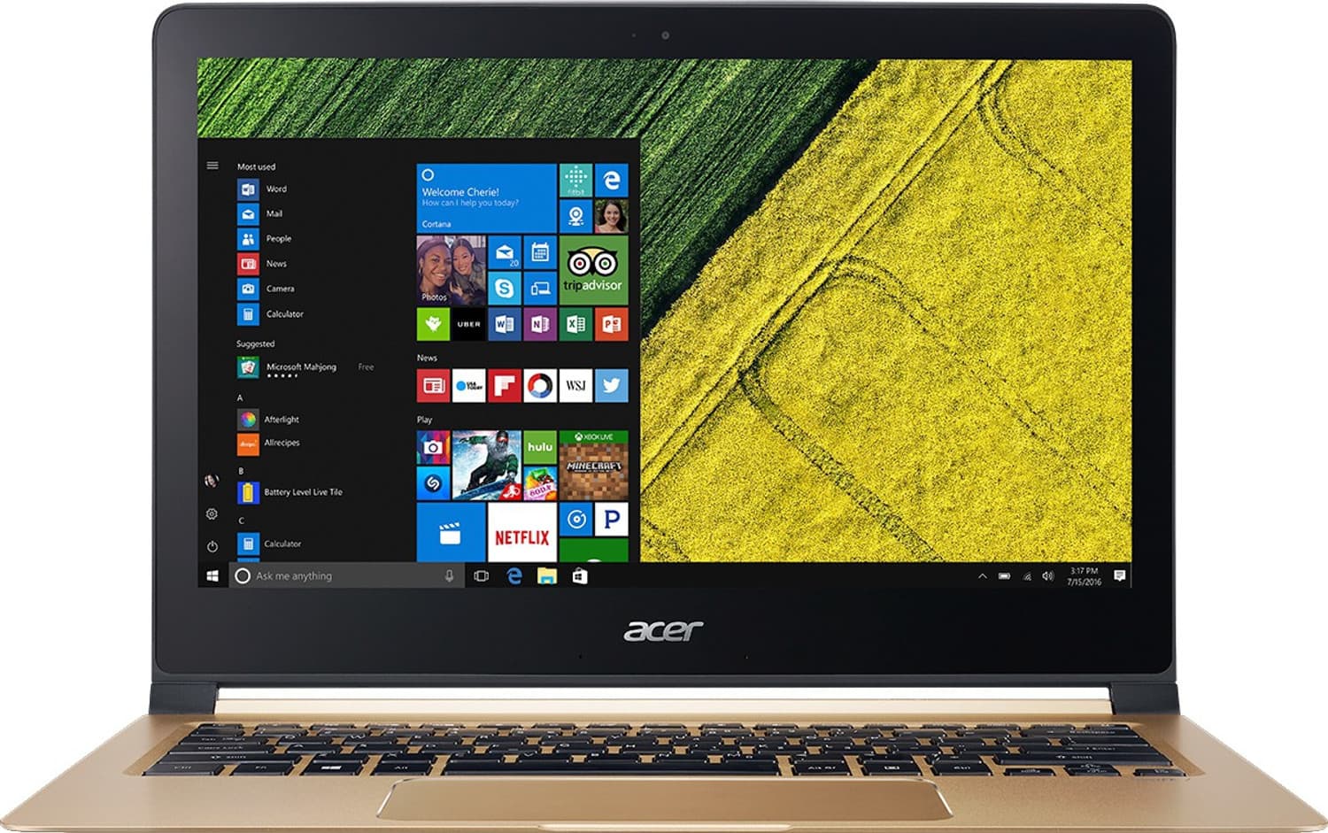 Acer Swift 7 Core i5 7th Gen - (8 GB/256 GB SSD/Windows 10 Home) SF713-51 Thin and Light Laptop Rs.99999