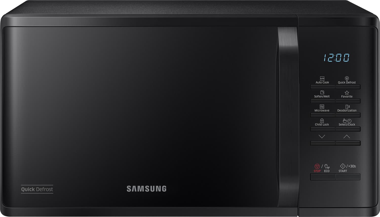 SAMSUNG 23 L Solo Microwave Oven (MS23K3513AK, Black)