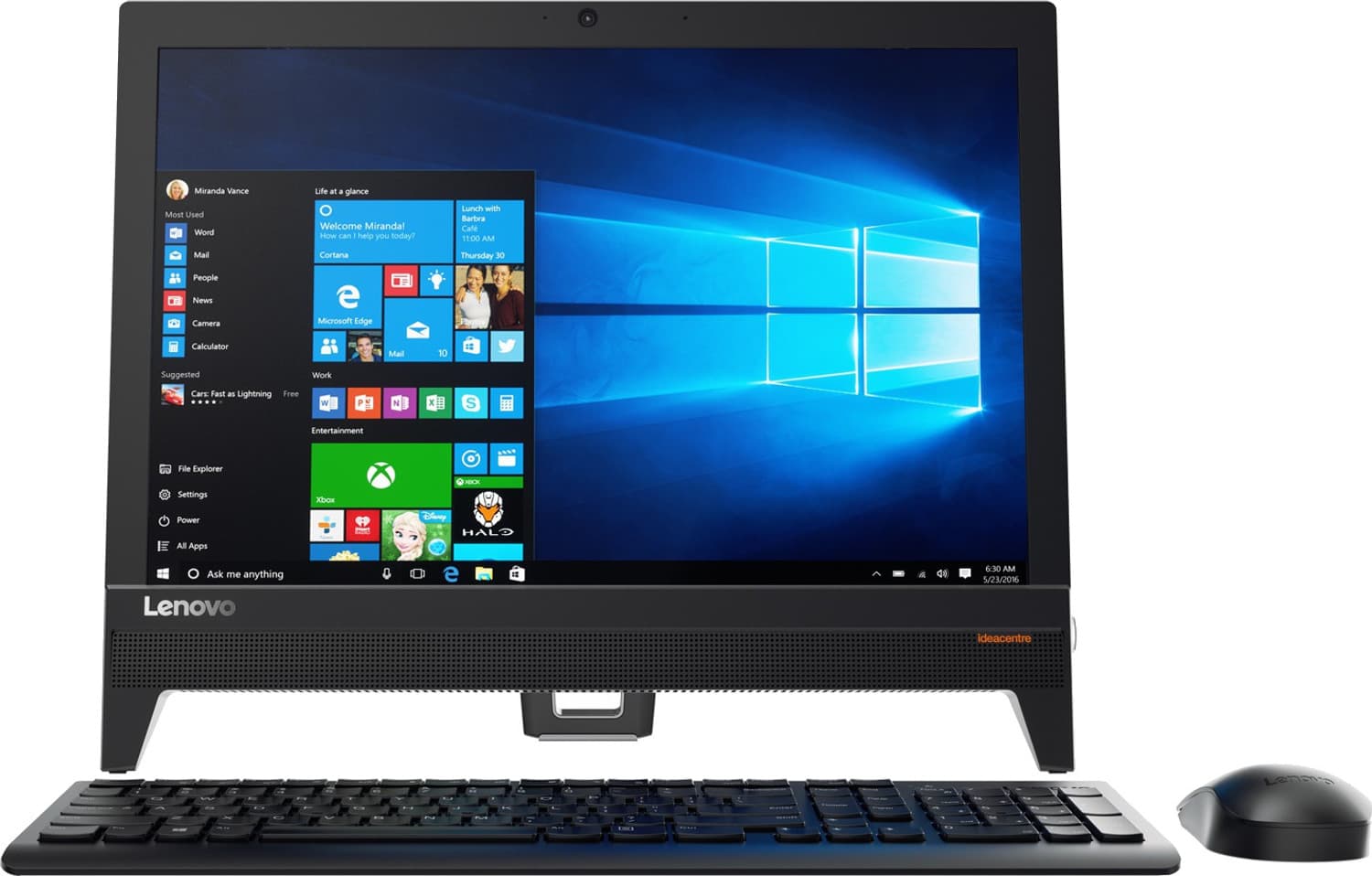 Lenovo Ideacentre 310 Pentium Quad Core (4 GB DDR3/1 TB/Windows 10 Home/19.5 Inch Screen/310 20IAP)