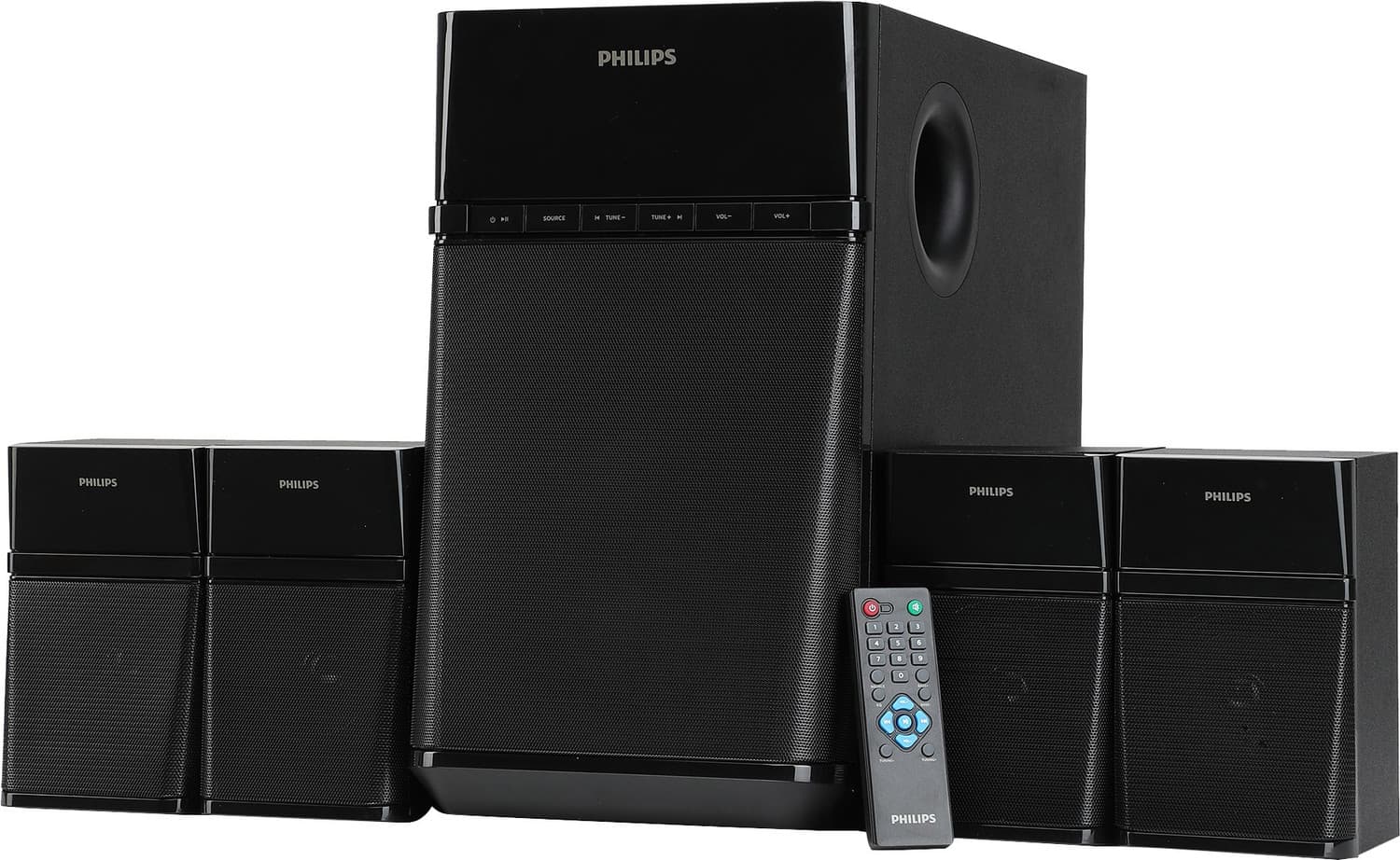 PHILIPS SPA8180B/94 80 W Bluetooth Home Theatre (Black, 4.1 Channel)