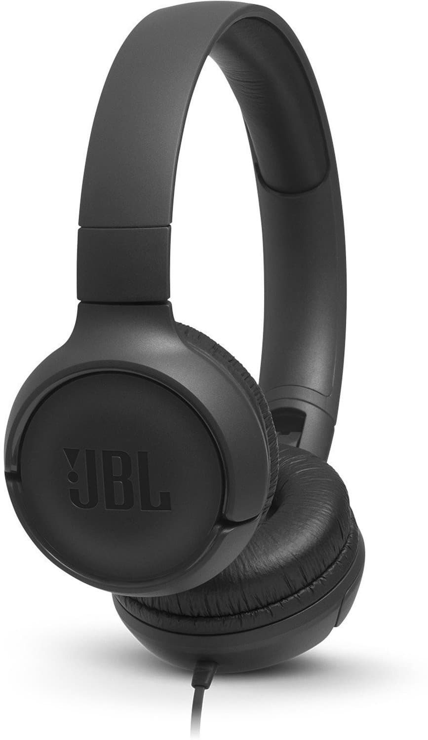 JBL T500 Wired Headset (Black, On the Ear)