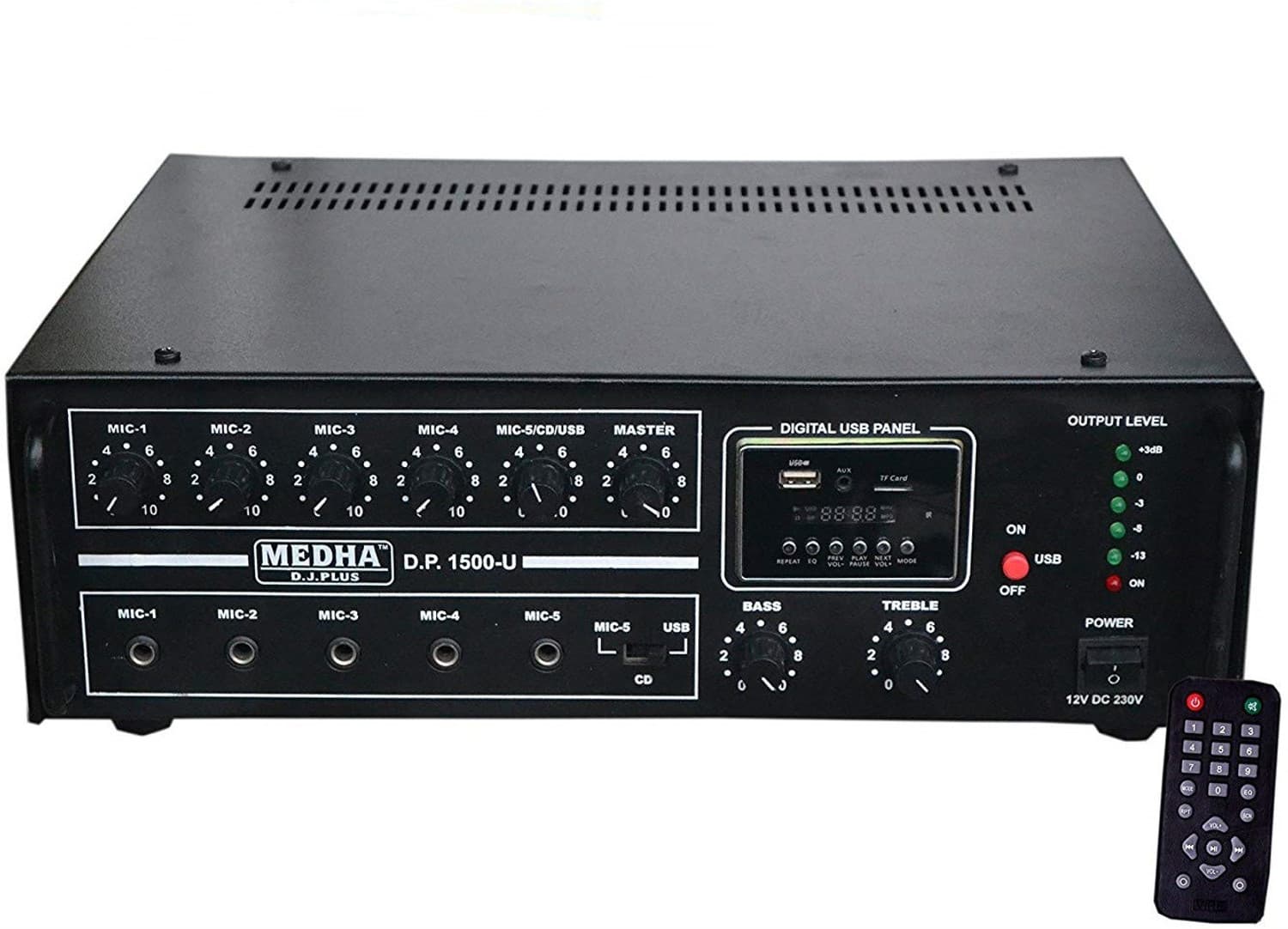 MEDHA D.J. PLUS MD-1600UBTAMP 160 W AV Power Amplifier