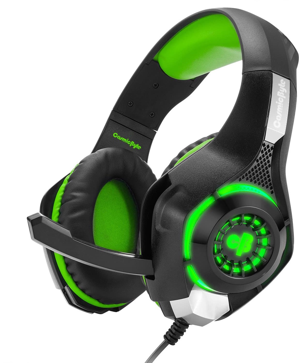 Cosmic Byte GS420 7 Color LED with Mic and Audio Splitter Gaming Headset