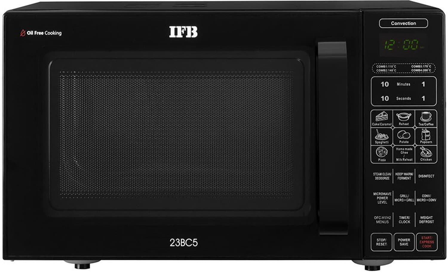 IFB 23 L Convection Microwave Oven (23BC5, Black)