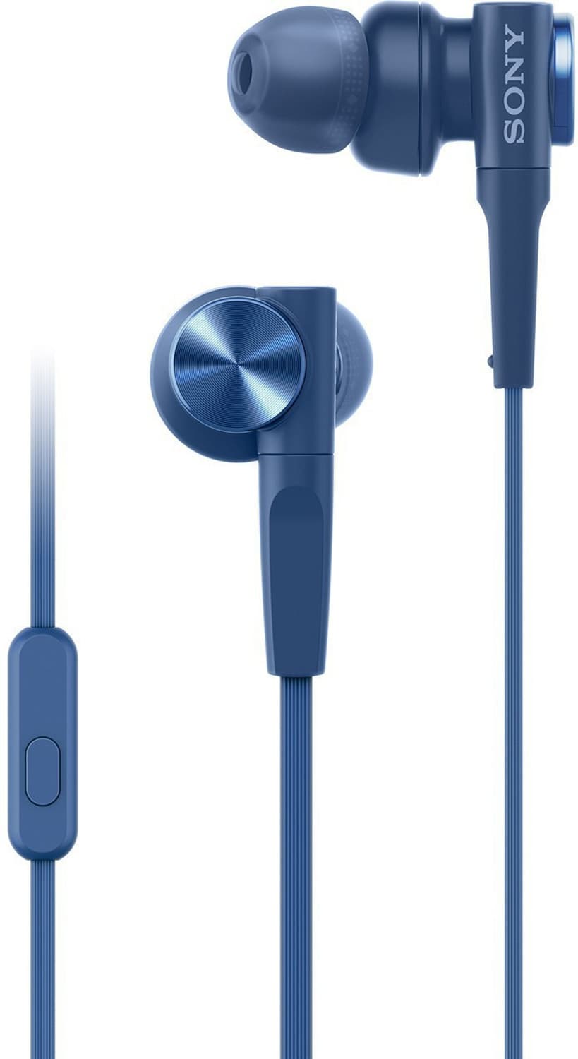 SONY XB55AP Wired Headset (Blue, In the Ear)