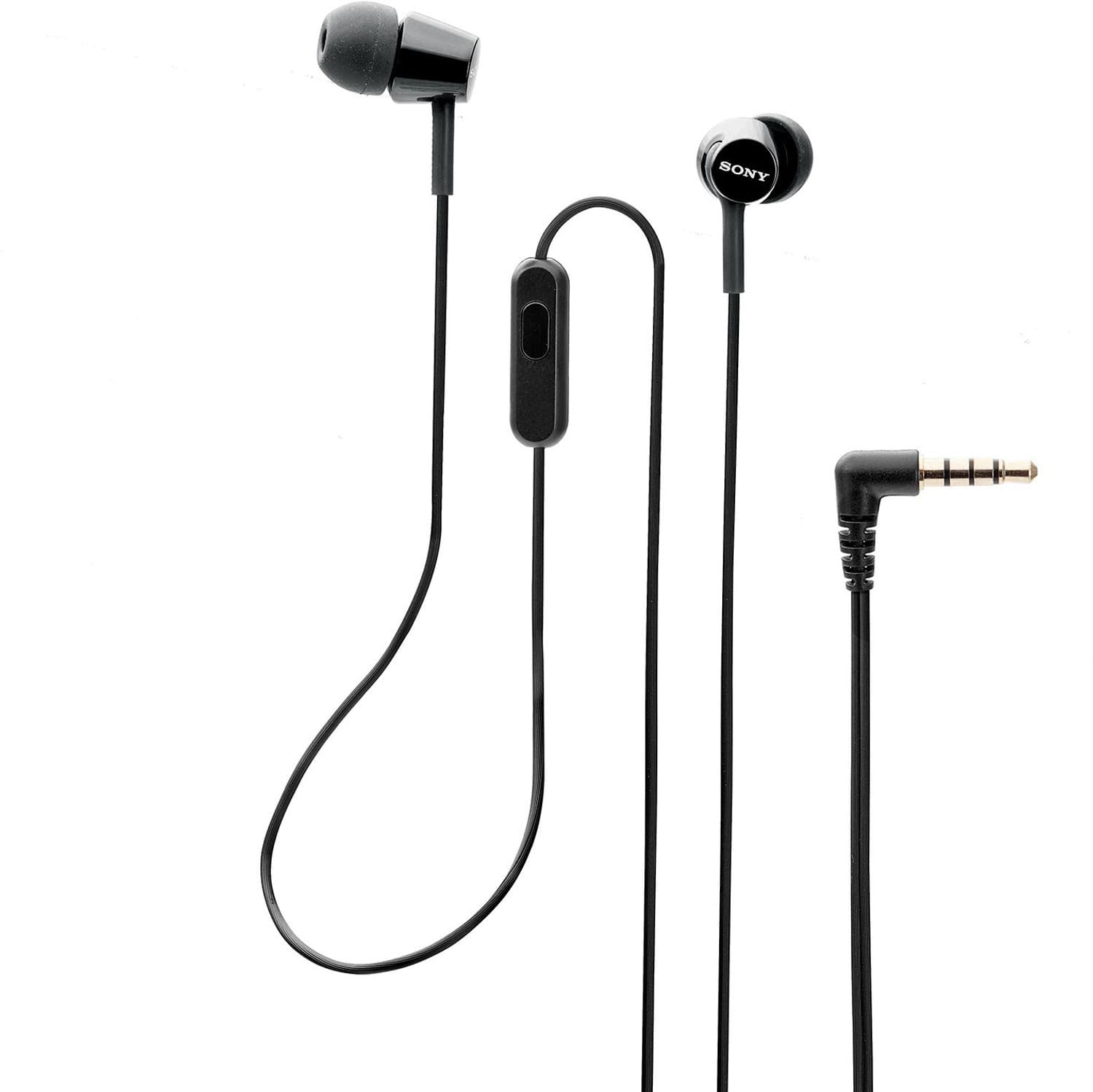 SONY EX155 Wired Headset (Black, In the Ear)