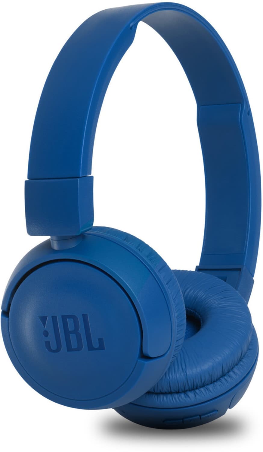 JBL T450BT Extra Bass with Voice Assistant Support Lightweight Flat Foldable Bluetooth Headset (Blue, On the Ear)