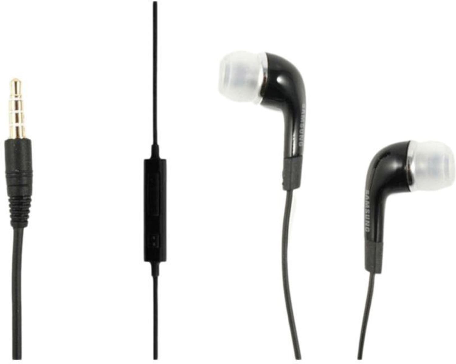 SAMSUNG EHS64 Wired Headset (Black, In the Ear)