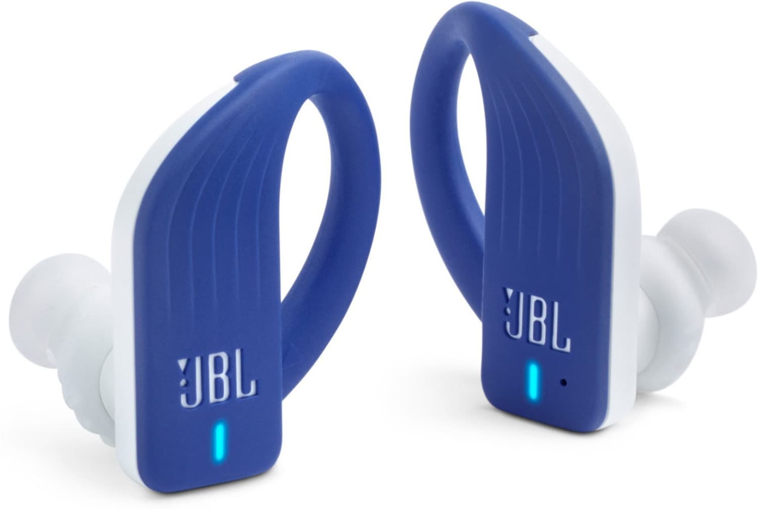 JBL Endurance Peak IPX7 True Wireless Bluetooth Headset (White, Blue, True Wireless)