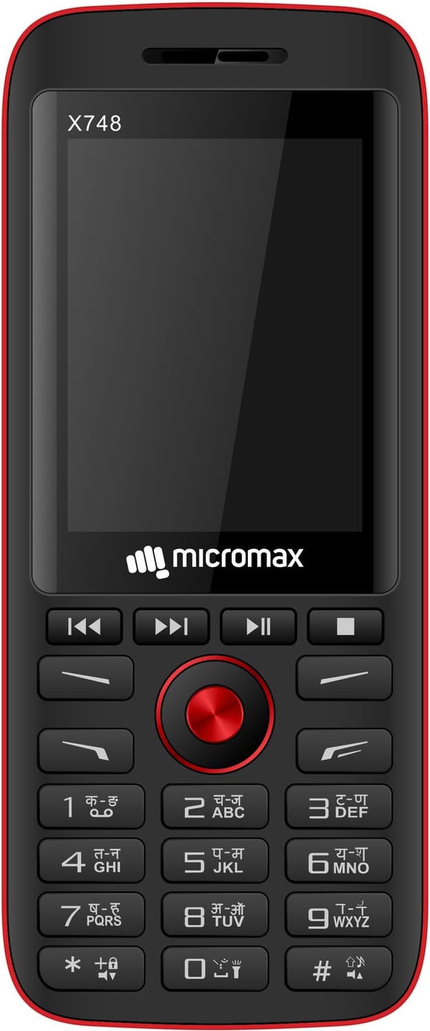 Micromax X748 (Black&Red)