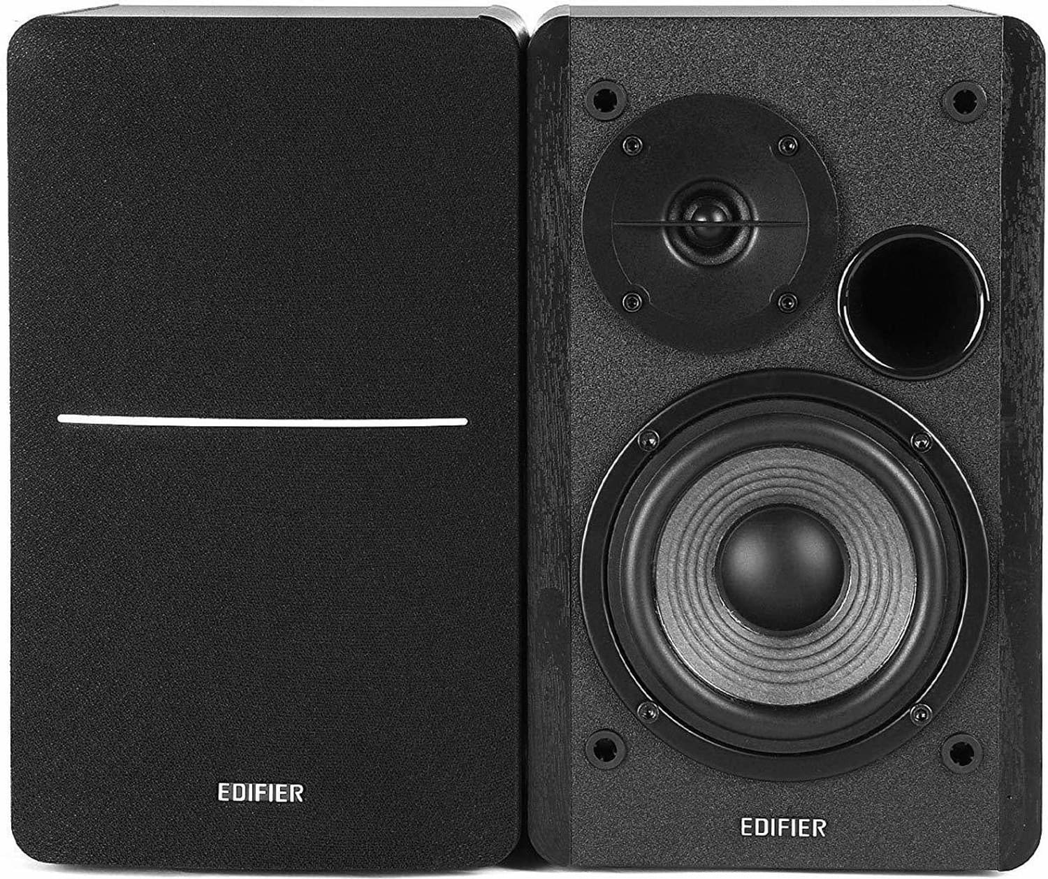 Edifier R1280DB Powered Bluetooth Bookshelf 42 W Bluetooth Home Theatre (Black, 2.1 Channel)