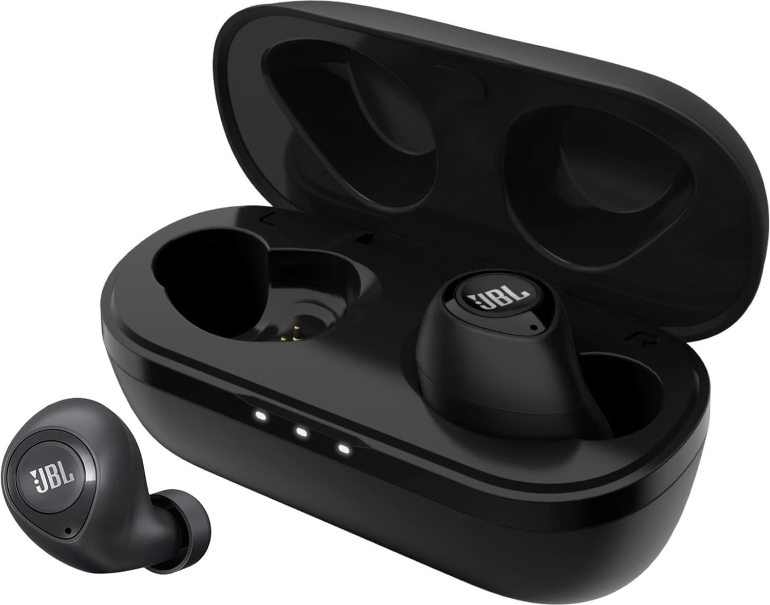 JBL C100TWS with Stereo Calling, Google Assistant, 17 Hour Playback Bluetooth Headset (Black, True Wireless)