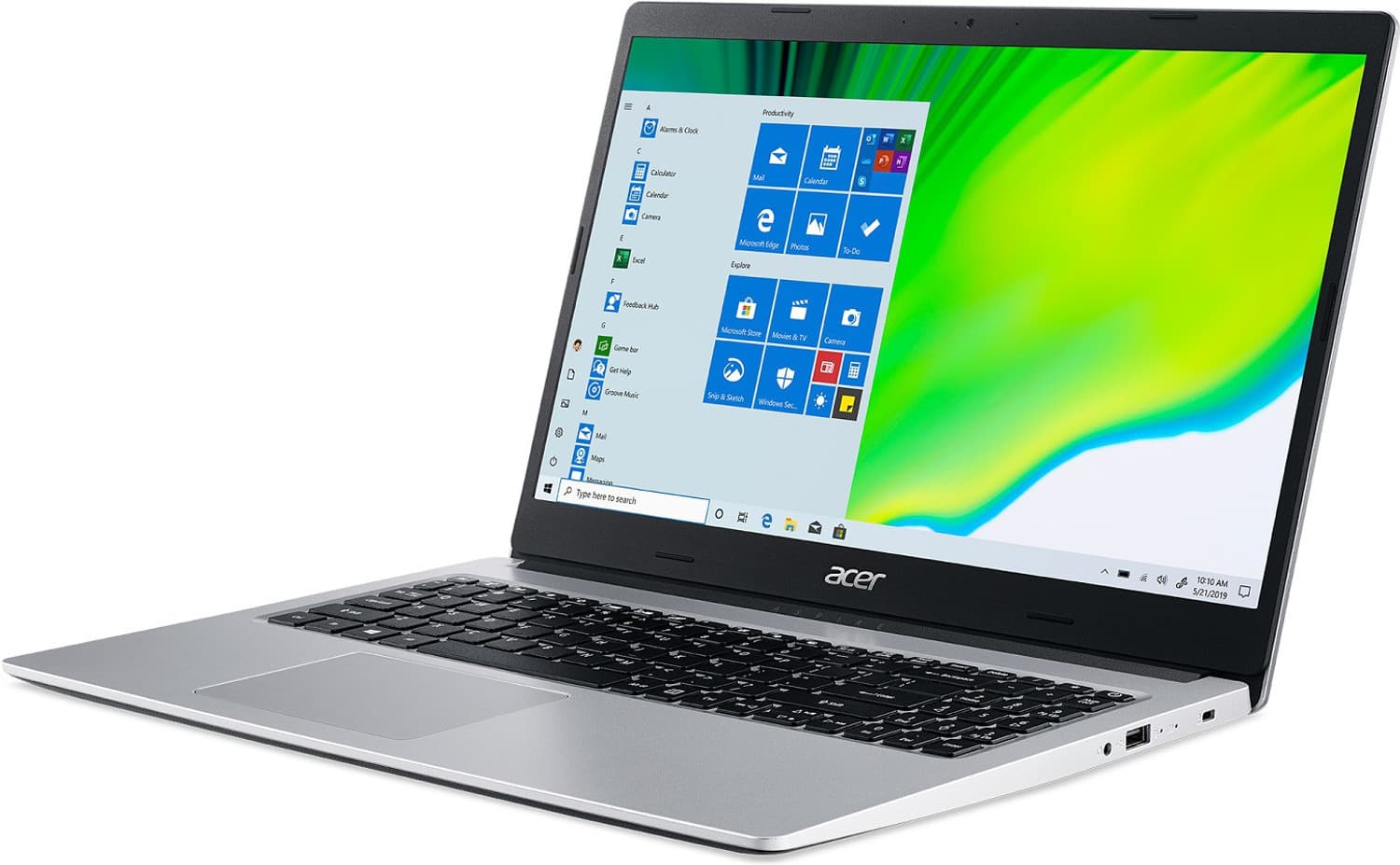 acer Aspire 3 Ryzen 3 Dual Core R33250U - (4 GB/1 TB HDD/Windows 10 Home) A315-23 Notebook (15.6 inch, Pure Silver, 1.9 Kg)