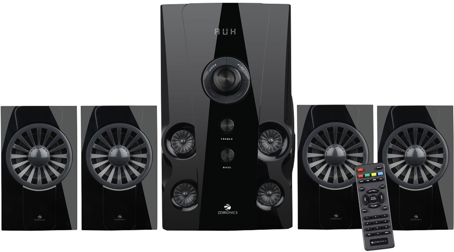 ZEBRONICS Hope New-BT RUCF Bluetooth Home Theatre (Black, 4.1 Channel)