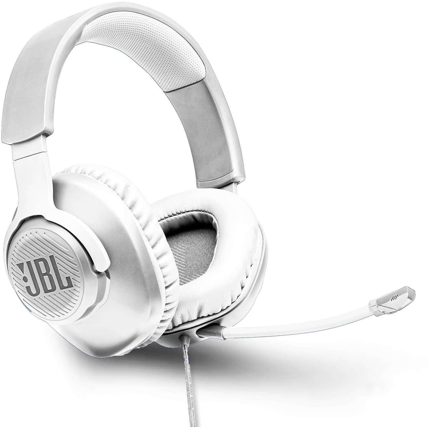 JBL Quantum 100 Wired Gaming Headset (White, On the Ear)