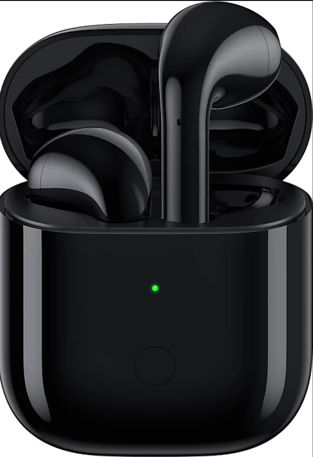 realme Buds Air with Wireless Charging Case Bluetooth Headset (Black, True Wireless)