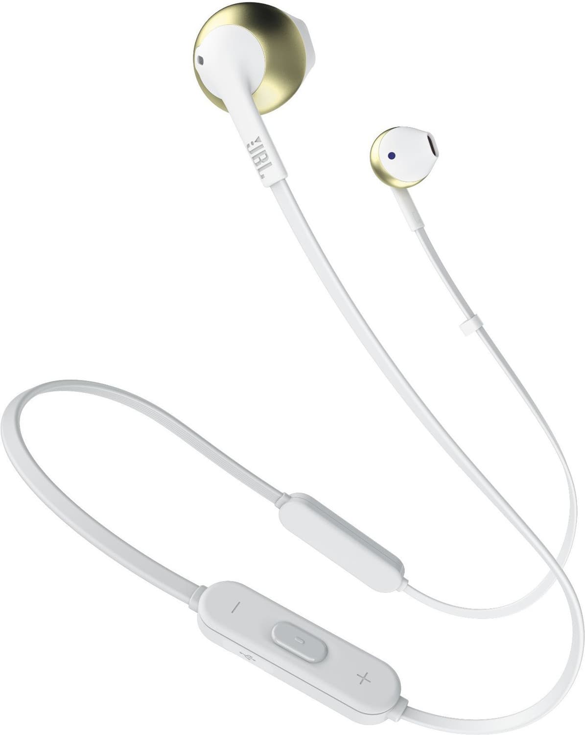 JBL T205BT Bluetooth Headset (Gold, In the Ear)