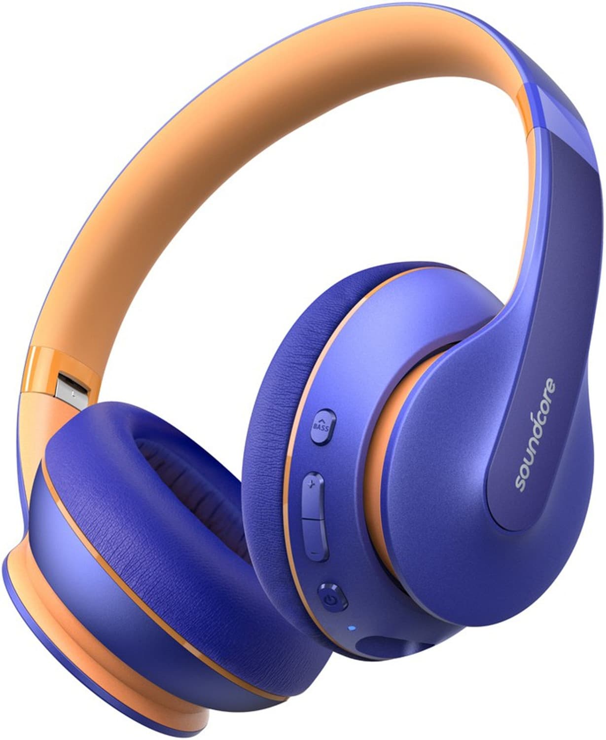 Soundcore by Anker Life Q10 with Fast Charging Bluetooth Headset (Blue, On the Ear)