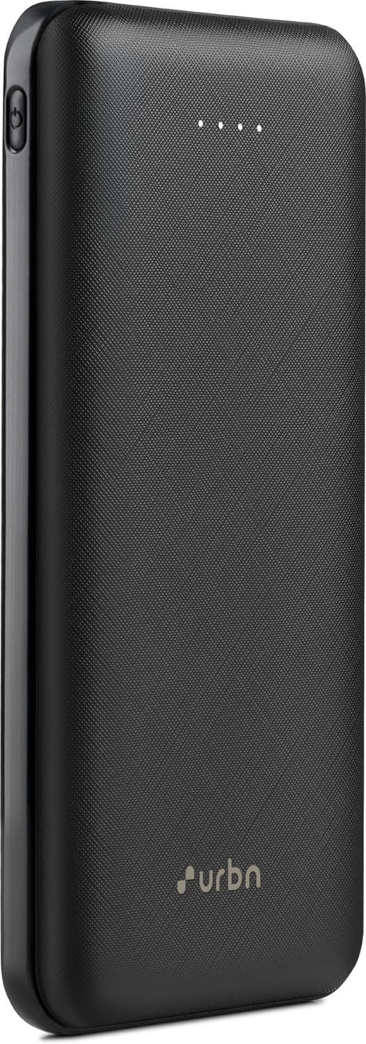 URBN 10000 mAh Power Bank (12 W, Fast Charging) (Black, Lithium Polymer)