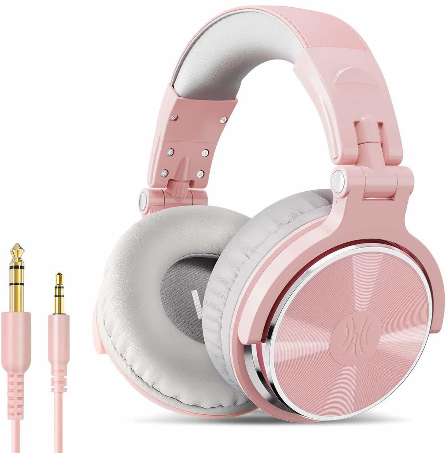 Oneodio Pro 10 (Pink) Wired Headset (Pink, On the Ear)