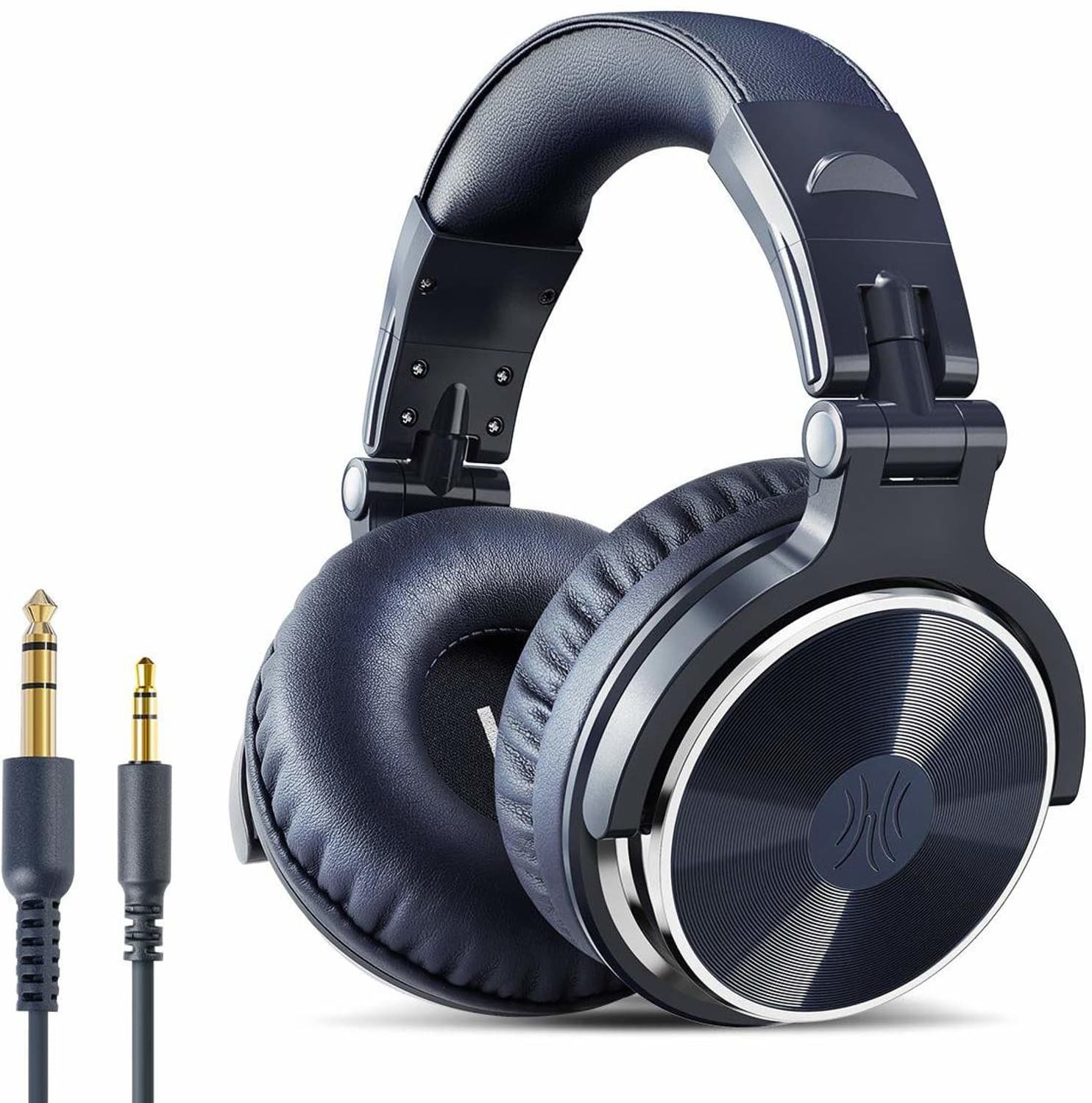 Oneodio Pro 10 (Blue) Wired Headset (Blue, On the Ear)