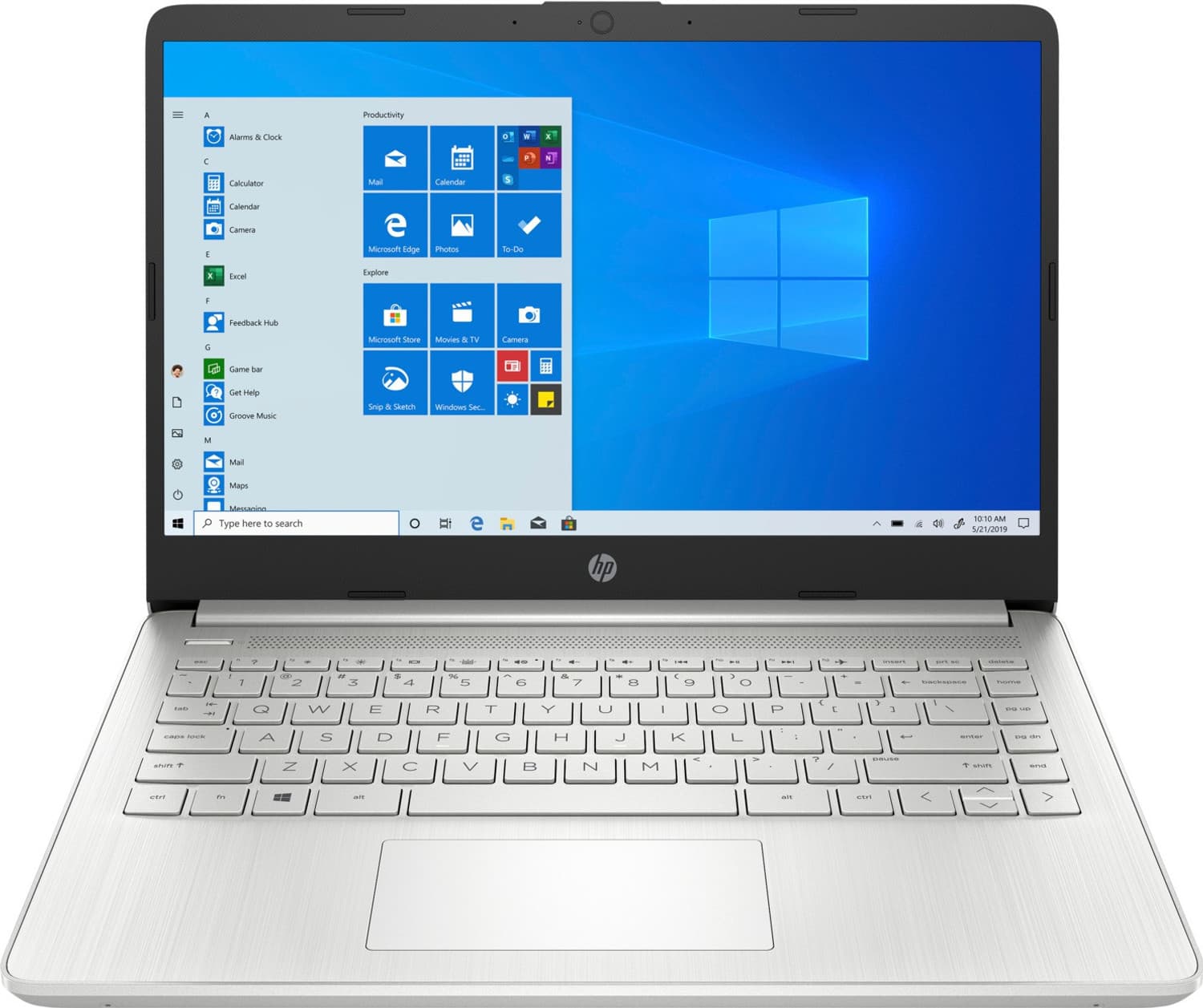 HP 14s Ryzen 5 Hexa Core 5500U - (8 GB/512 GB SSD/Windows 10 Home) 14s-fq1030AU Thin and Light Laptop (14 Inch, Natural Silver, 1.46 KG, With MS Office)