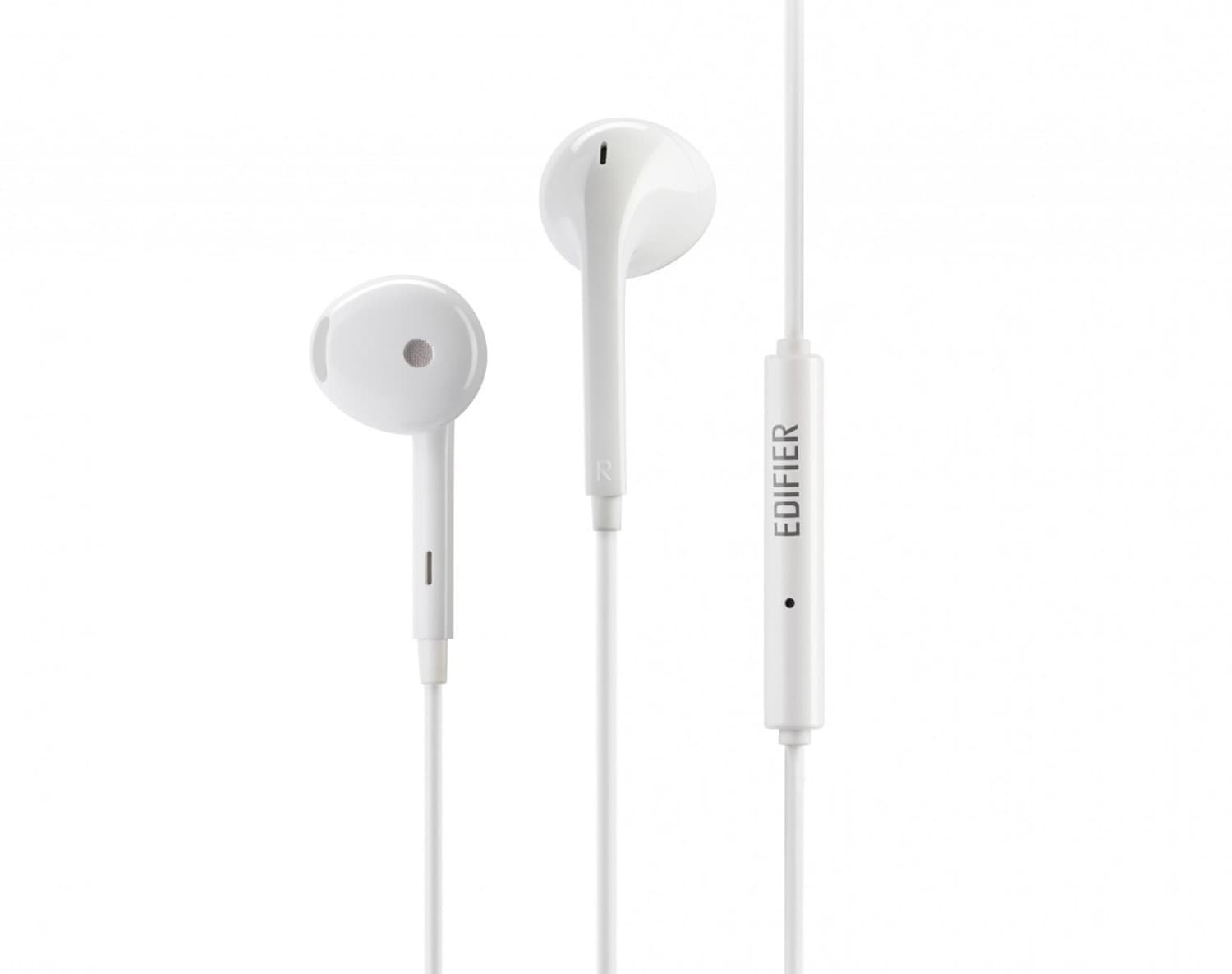 Edifier P180 Plus Earbuds with Remote and Mic Wired Headset (White, In the Ear)