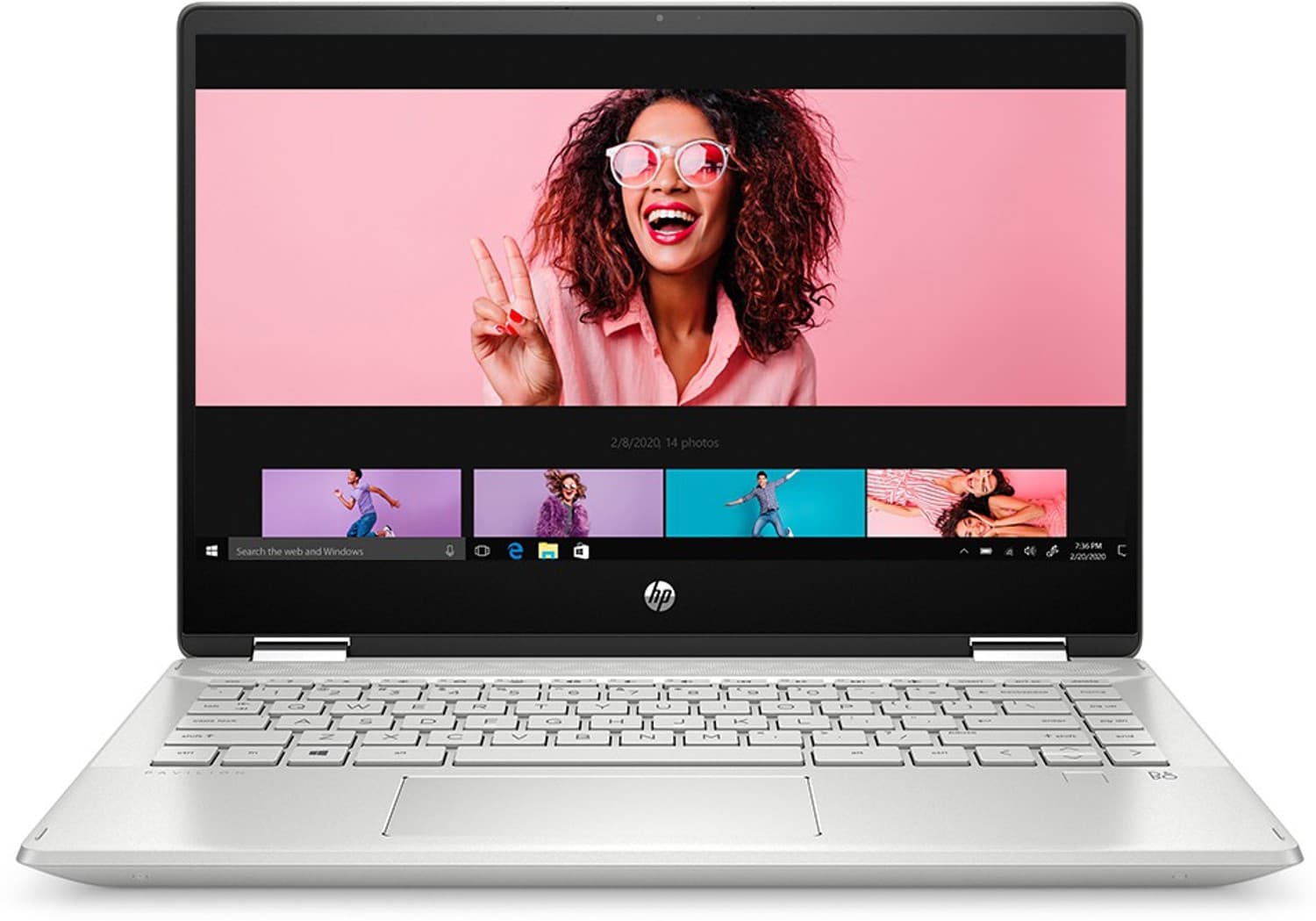HP Pavilion x360 Core i5 11th Gen - (8 GB/512 GB SSD/Windows 10 Home) 14-dw1038TU 2 in 1 Laptop (14 inch, Natural Silver, 1.61 kg, With MS Office)