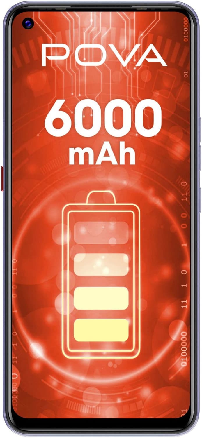 Tecno POVA (Speed Purple, 128 GB) (6 GB RAM)