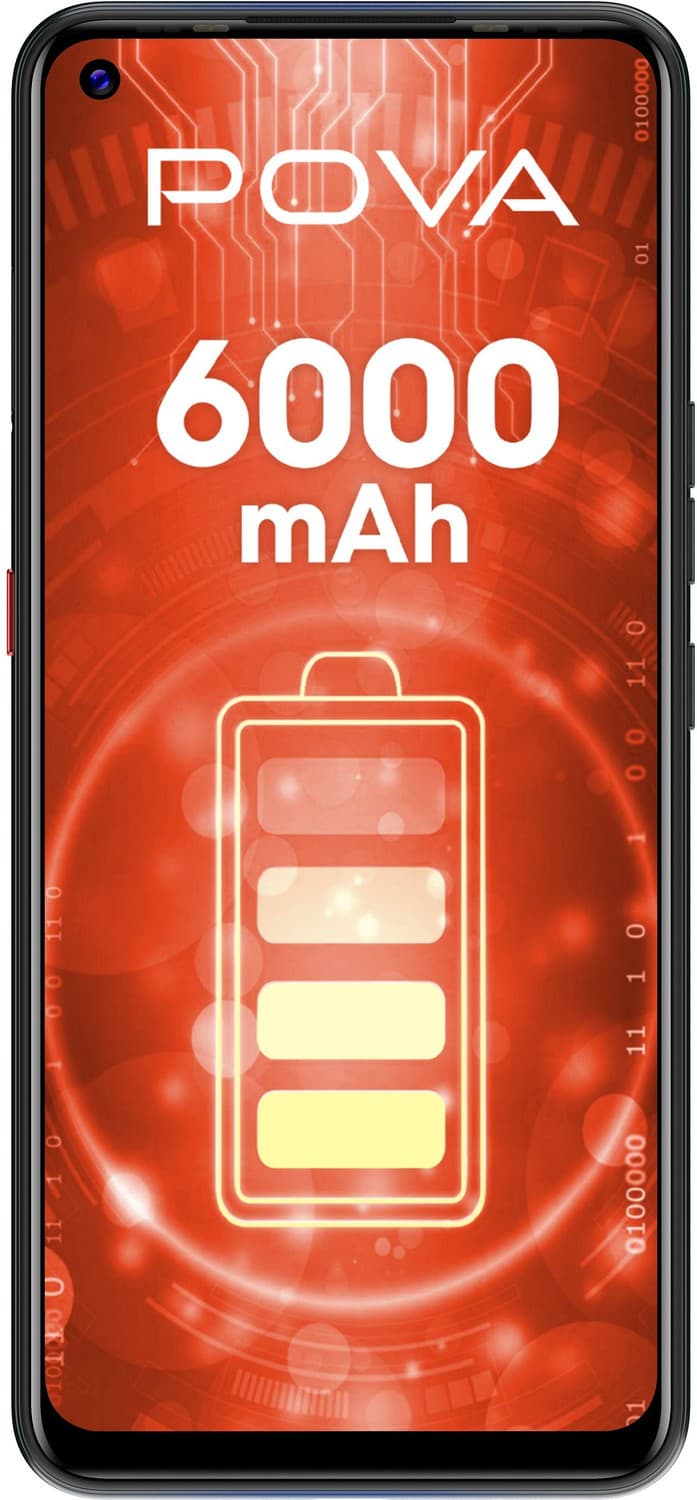 Tecno POVA (Magic Blue, 128 GB) (6 GB RAM)