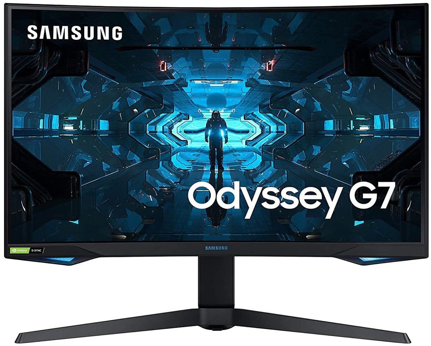 SAMSUNG 32 inch Curved Full HD LED Backlit VA Panel Gaming Monitor (LC32G75TQSWXXL) (Response Time: 1 ms)