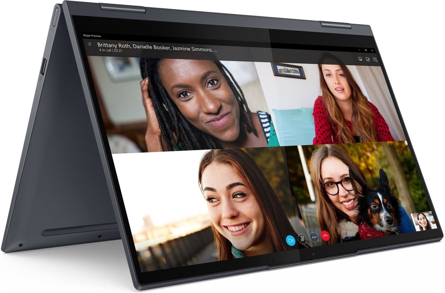 Lenovo Yoga 7 Ryzen 7 Octa Core 5800U - (16 GB/512 GB SSD/Windows 10 Home) 14ACN6 Thin and Light Laptop (14 inch, Slate Grey, 1.45 kg, With MS Office)
