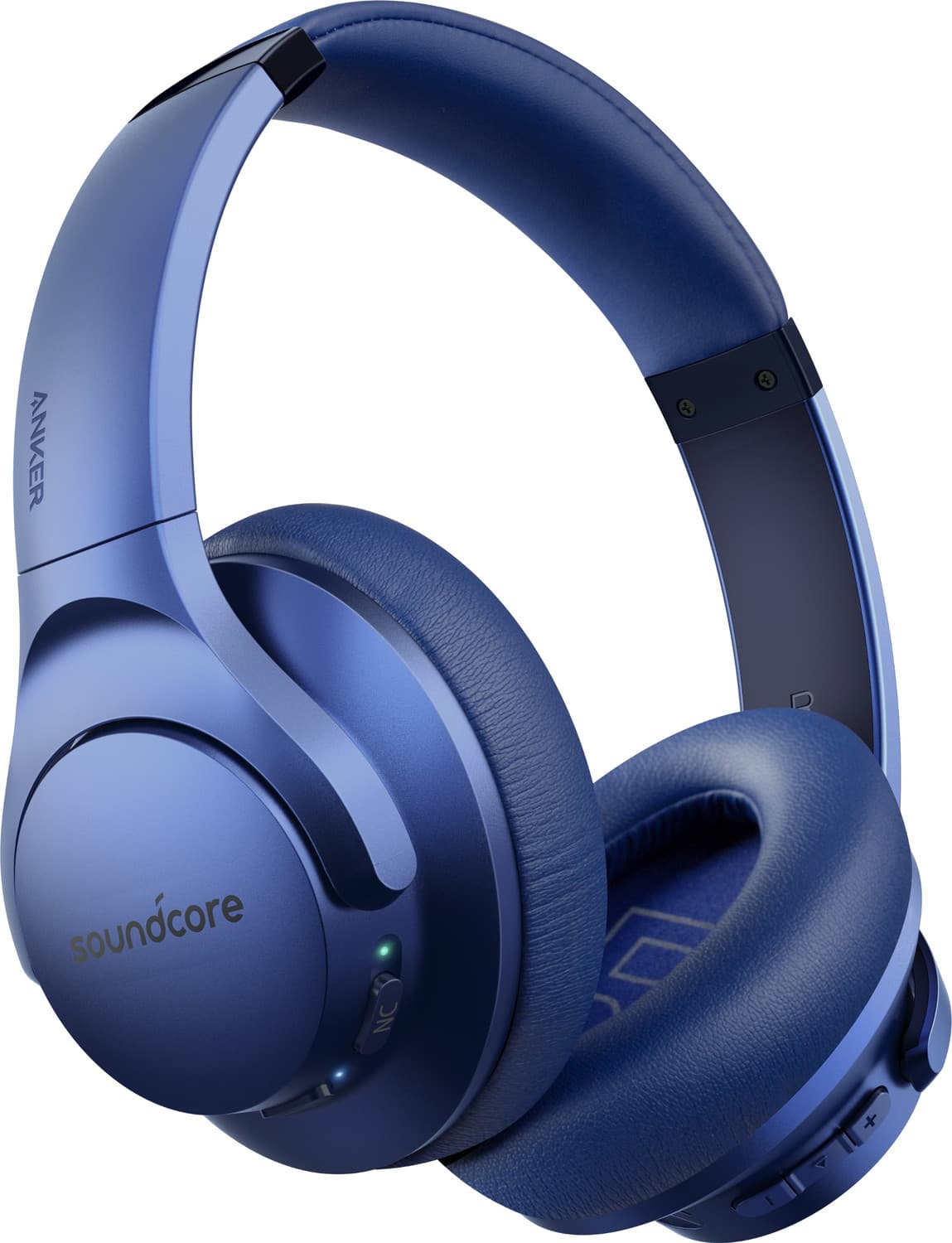 Soundcore by Anker Life Q20 With Hybrid Active Noise Cancellation Enabled Bluetooth Headset (Blue, On the Ear)