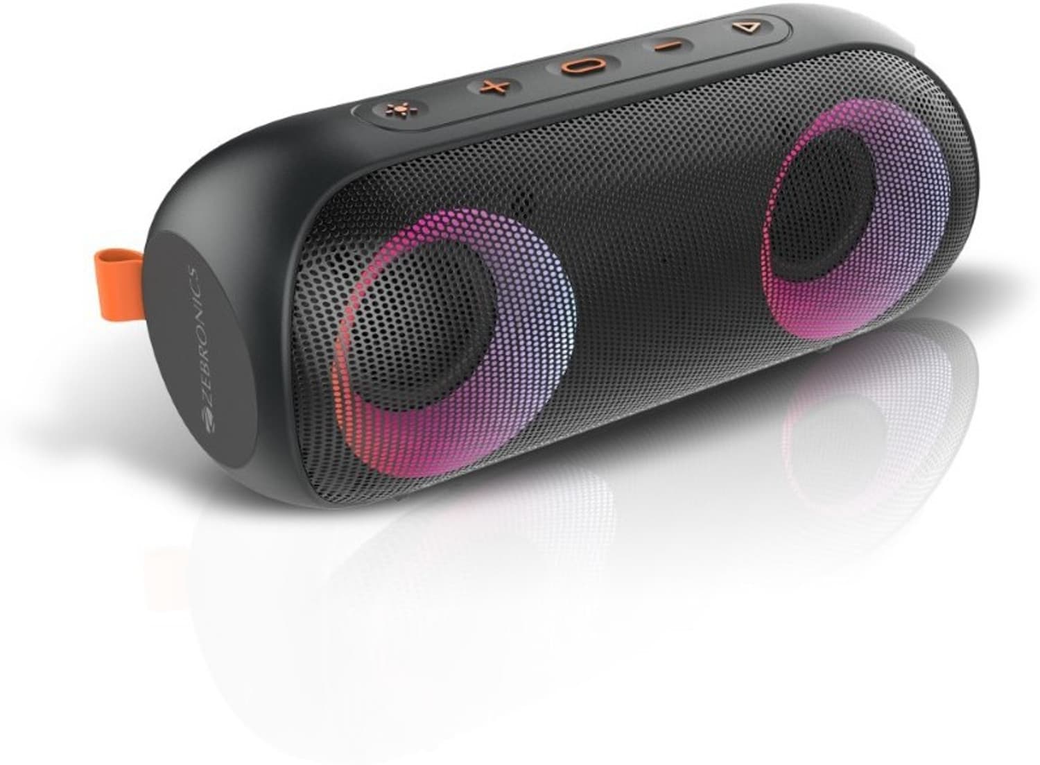 ZEBRONICS Zeb Music Bomb X 20 W Bluetooth Speaker (Black, Stereo Channel)
