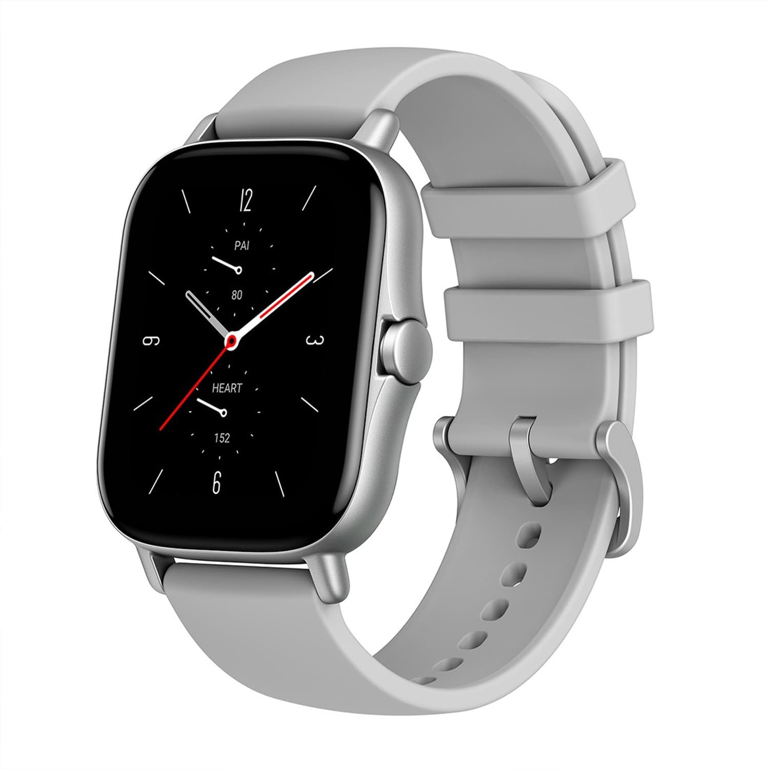 huami Amazfit GTS 2 Smartwatch (Grey Strap, Regular)