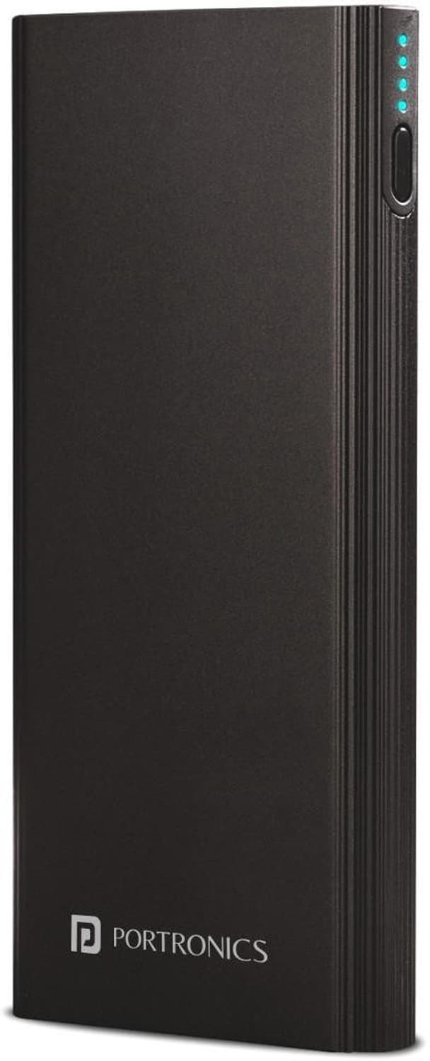 Portronics 10000 mAh Power Bank (18 W, Fast Charging) (Black, Lithium Polymer)