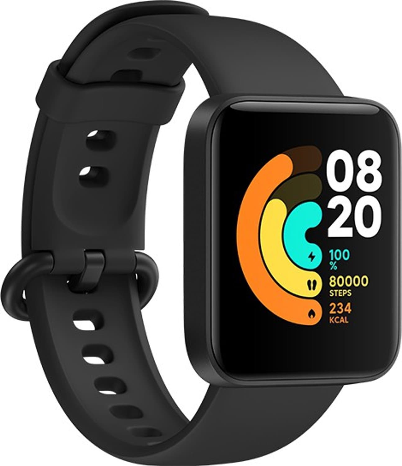 Redmi GPS Watch (Black Strap, Regular)