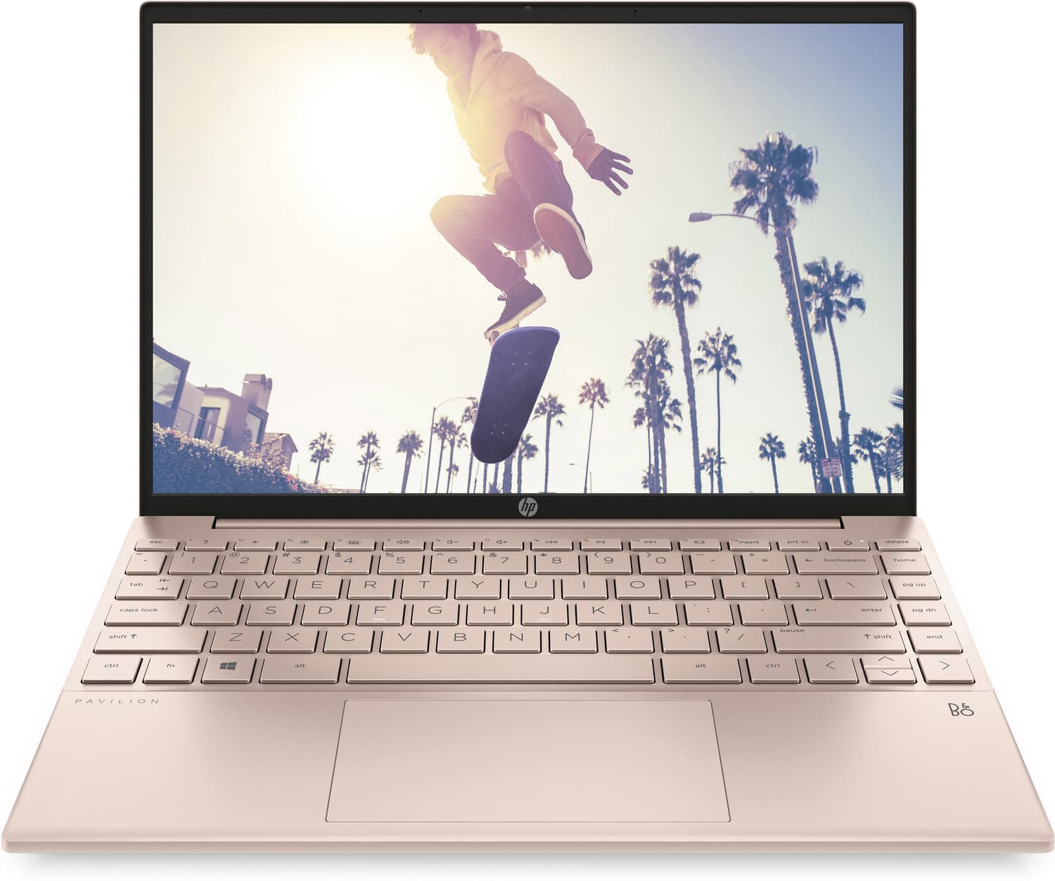 HP Pavilion Aero Ryzen 5 Hexa Core 5600U - (16 GB/512 GB SSD/Windows 10 Home) 13-BE0190AU Thin and Light Laptop (13.3 inches, Pale Rose Gold, 0.97 kg, With MS Office)