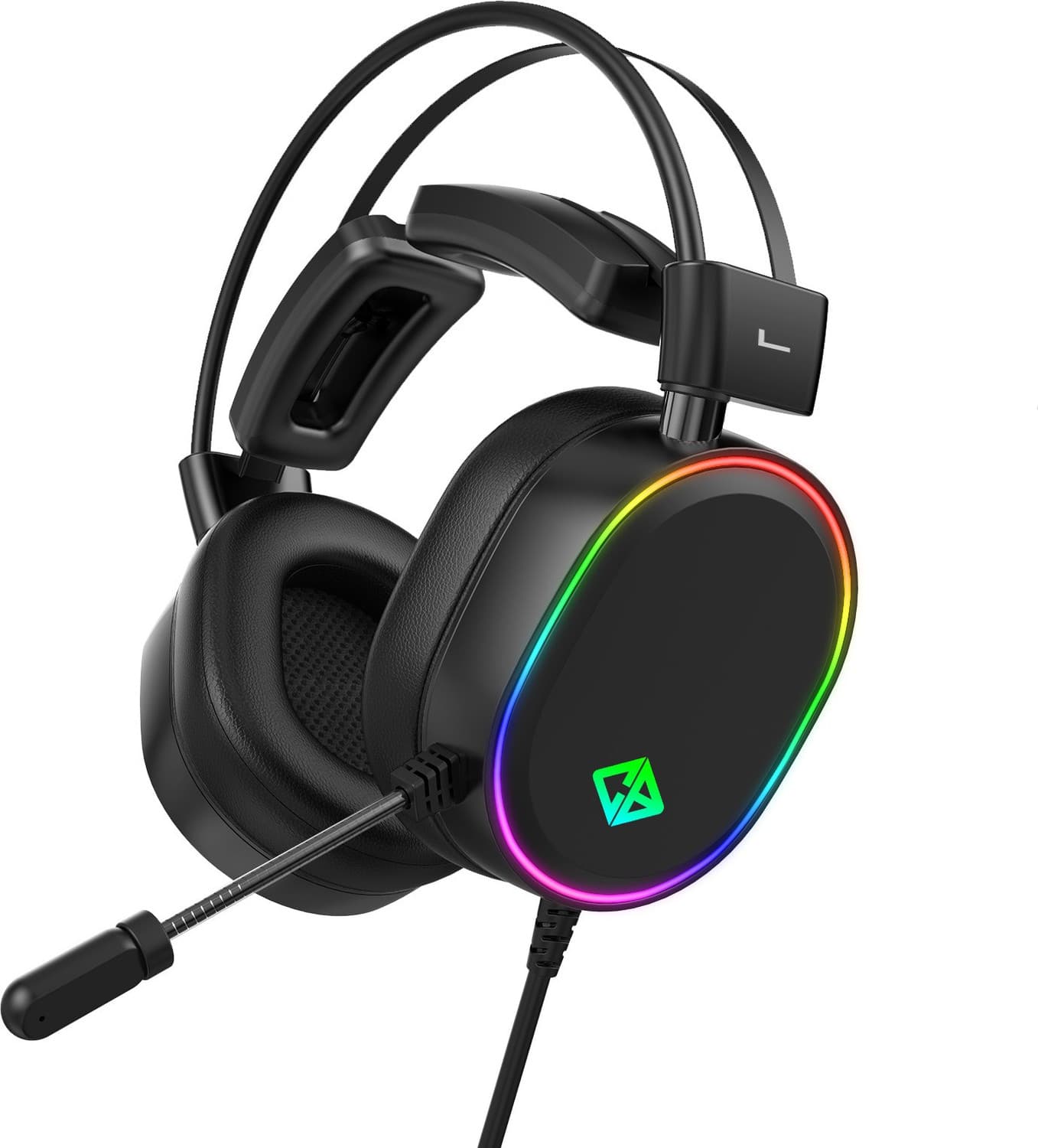 Cosmic Byte Equinox Orion 7.1 Spectra RGB Wired Gaming Headset (Black, On the Ear)