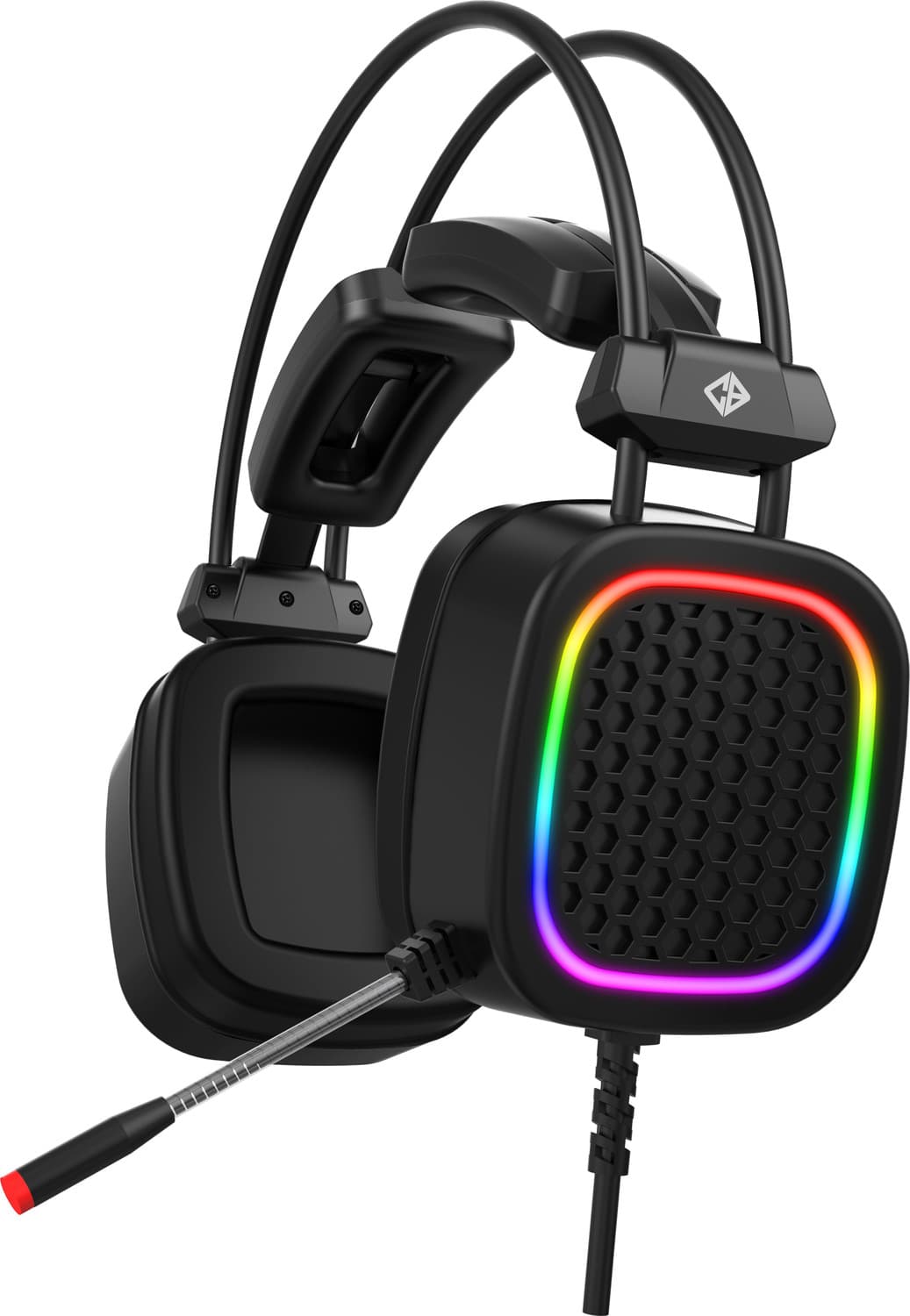 Cosmic Byte Equinox Polaris 7.1 Spectra RGB Wired Gaming Headset (Black, On the Ear)